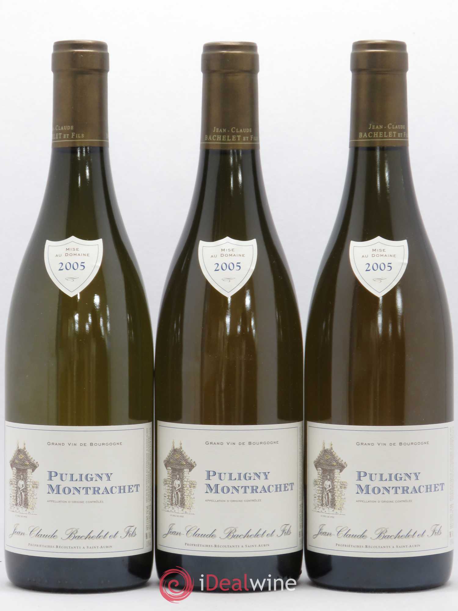 Puligny-Montrachet Jean Claude Bachelet et Fils 2005 - Posten von 3 Flaschen - 0