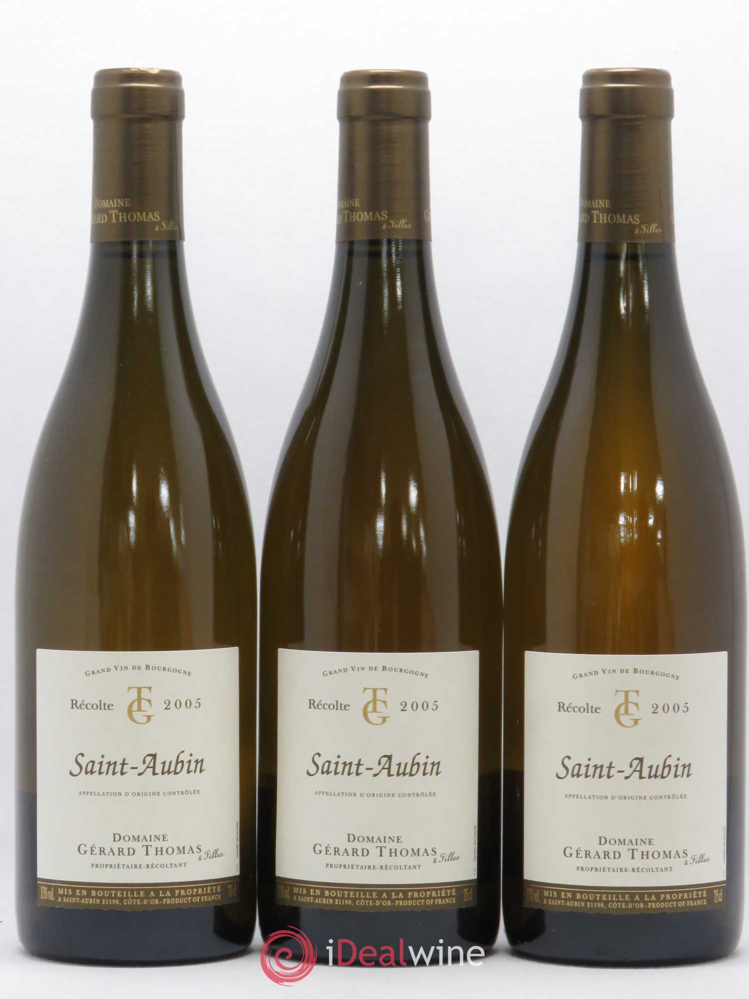 Saint-Aubin Domaine Gerard Thomas 2005 - Posten von 3 Flaschen - 0