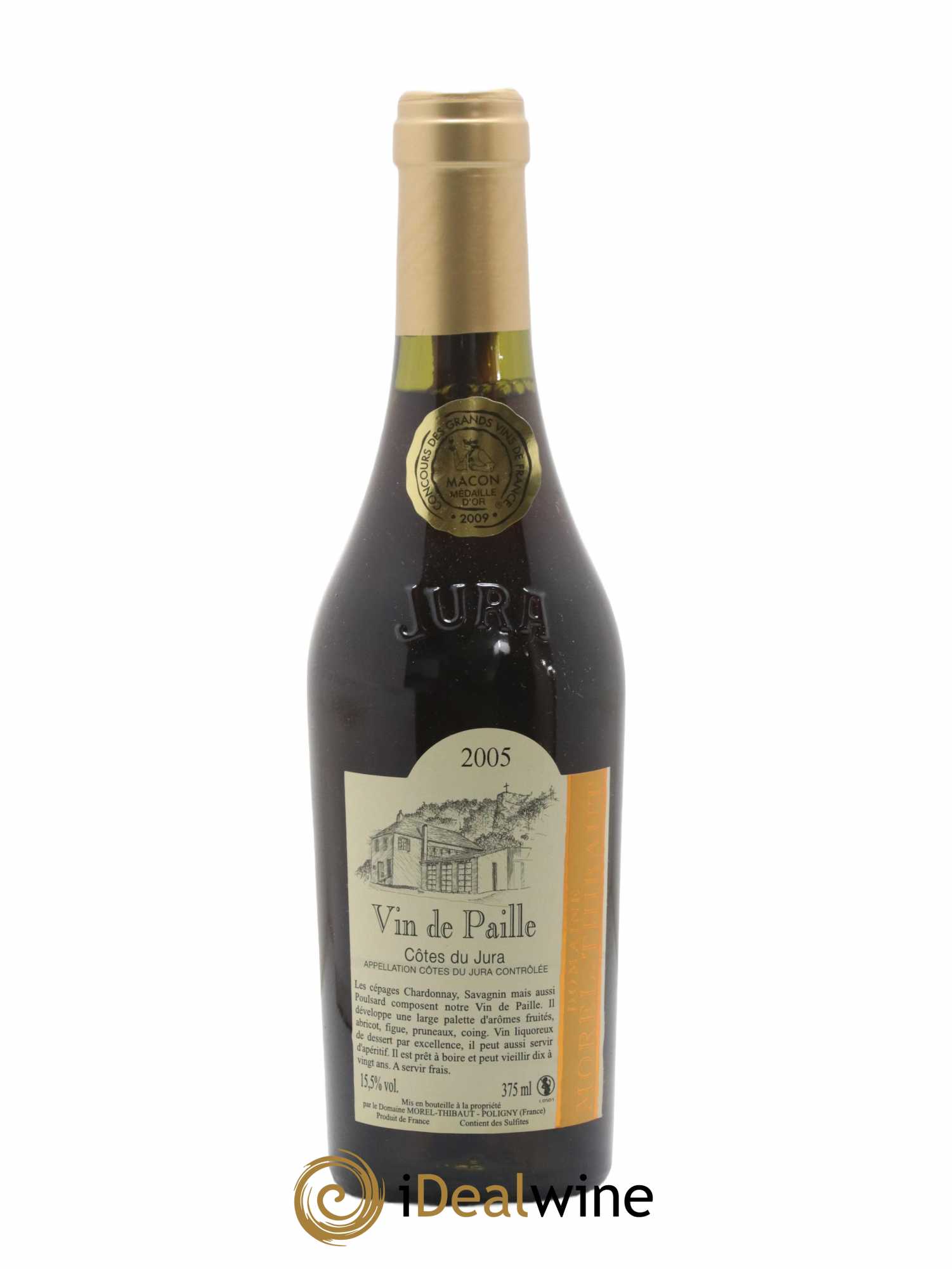Côtes du Jura Vin de Paille Domaine Morel Thibault 2005 - Lotto di 1 mezza bottiglia - 0