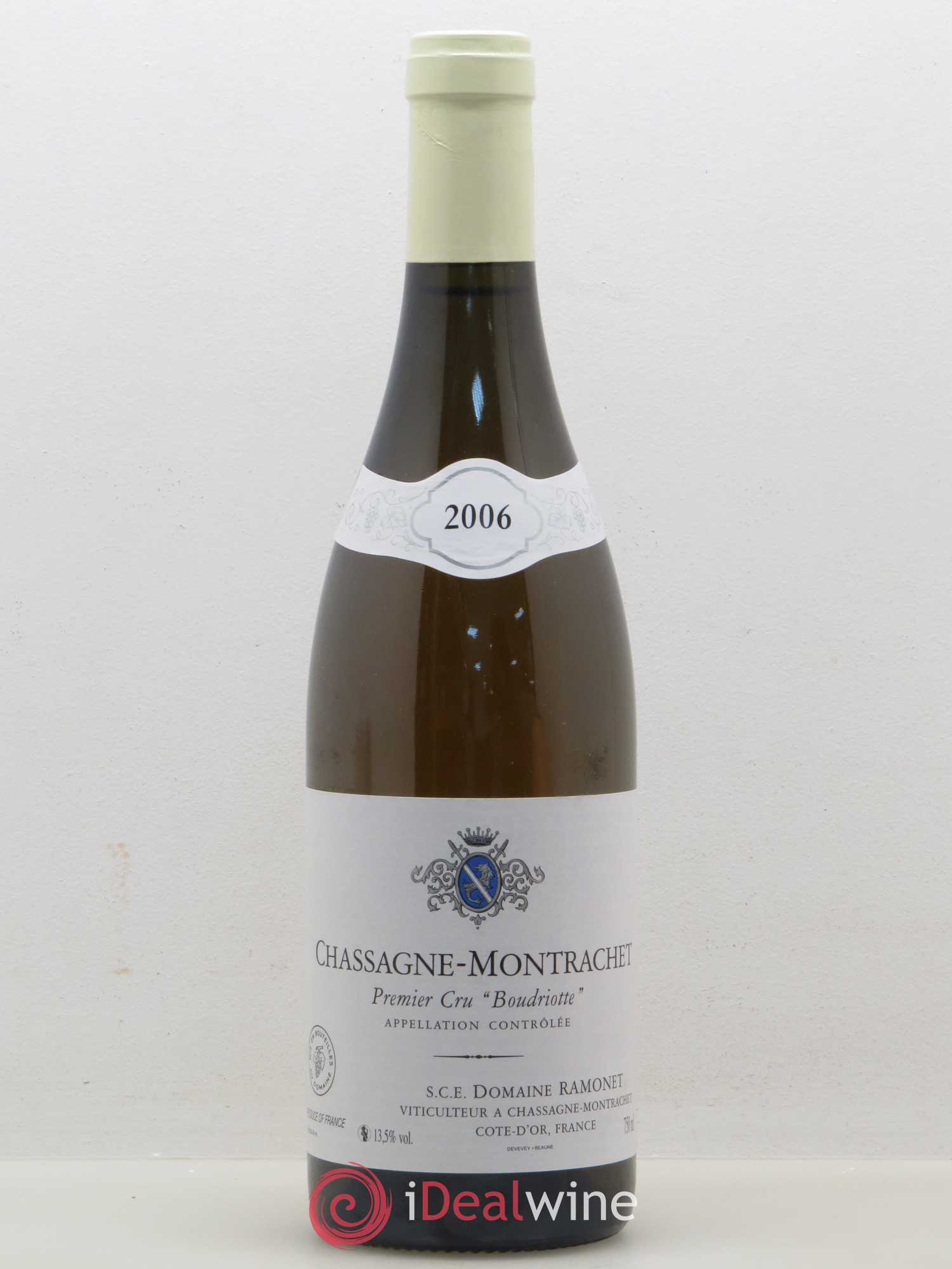 Chassagne-Montrachet 1er Cru Boudriotte Ramonet (Domaine) 2006 - Lot de 1 bouteille - 0