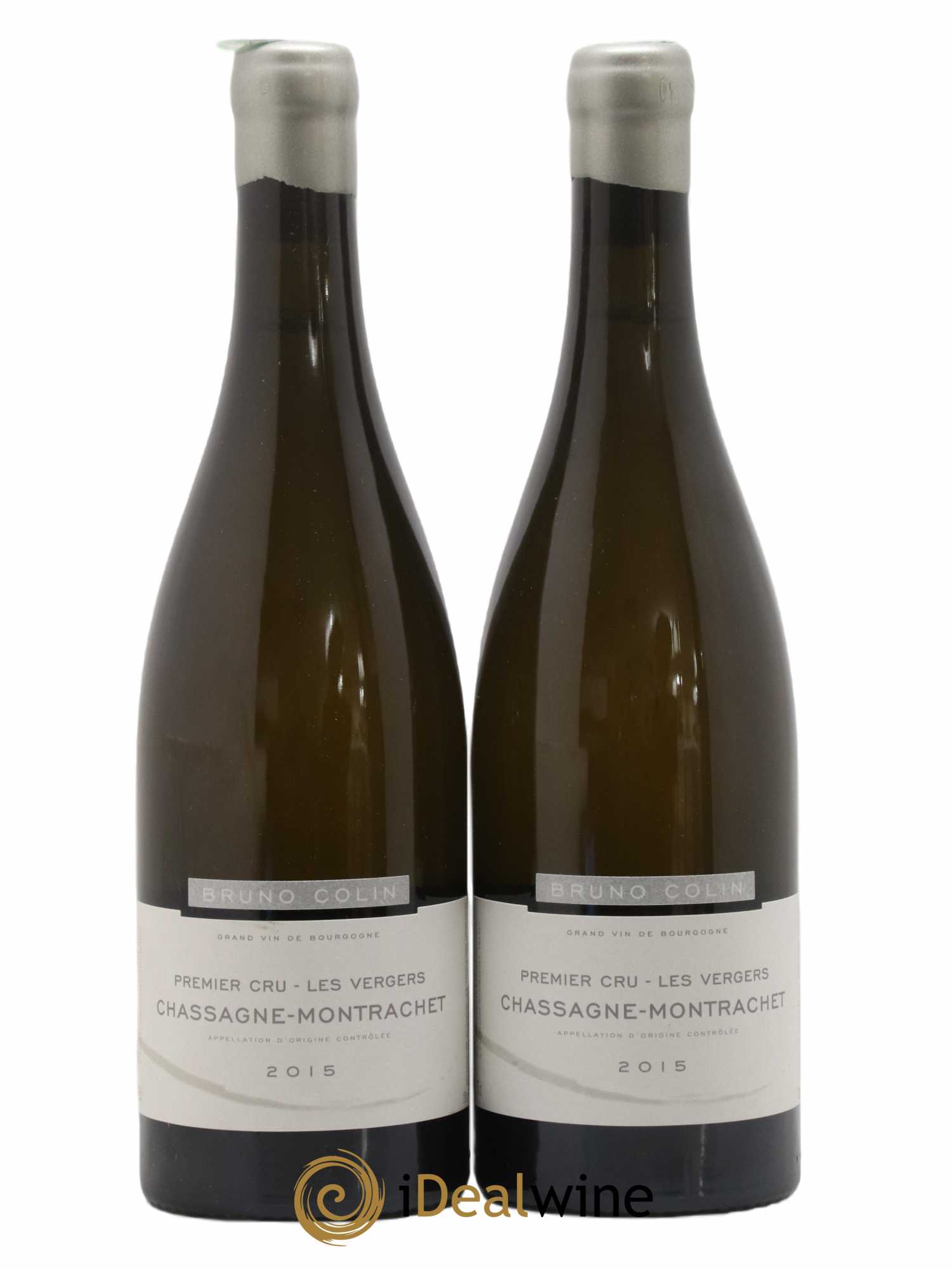 Chassagne-Montrachet 1er Cru Les Vergers Bruno Colin 2015 - Lot de 2 bouteilles - 0