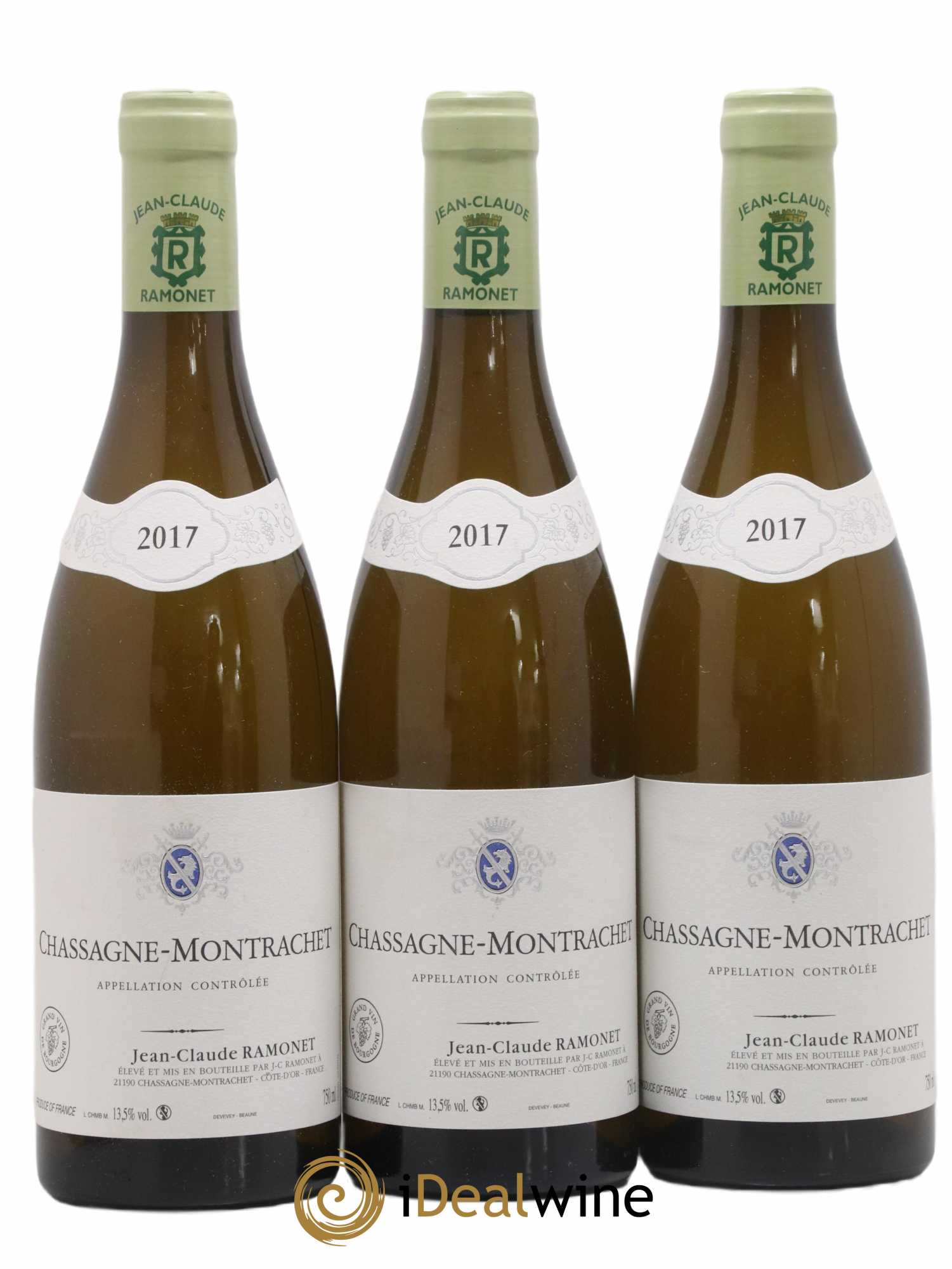 Chassagne-Montrachet Ramonet (Domaine) 2017 - Lot de 3 bouteilles - 0