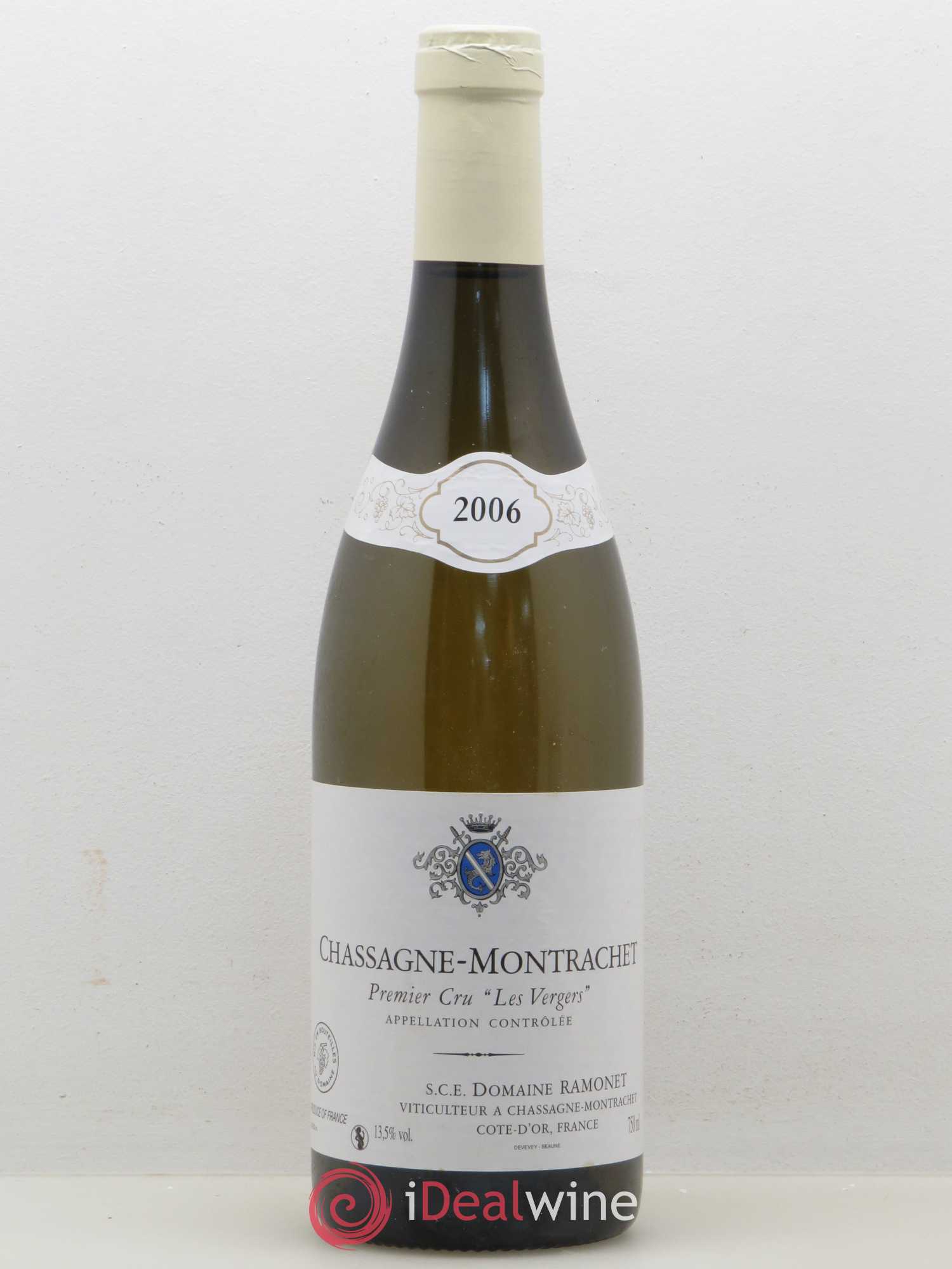 Chassagne-Montrachet 1er Cru Les Vergers Ramonet (Domaine) 2006 - Lot de 1 bouteille - 0