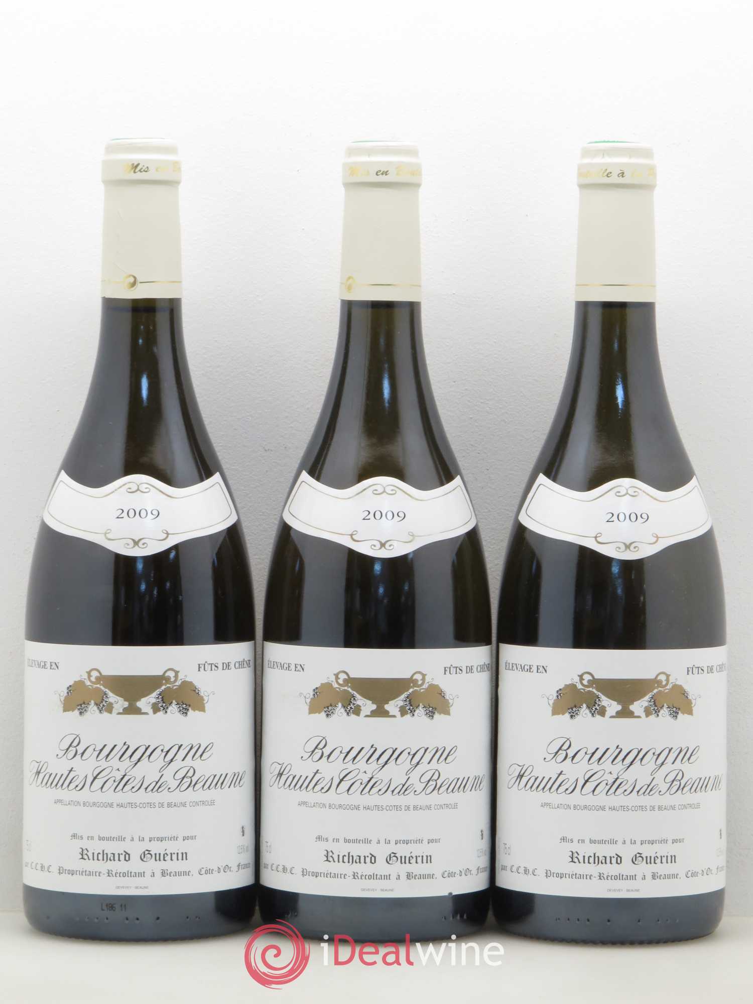 Hautes-Côtes de Beaune Richard Guérin 2009 - Posten von 3 Flaschen - 0