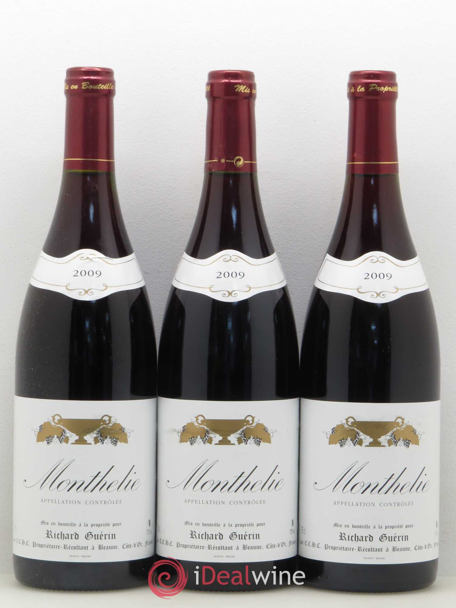 Monthélie Richard Guérin 2009 - Lot de 6 bouteilles - 2