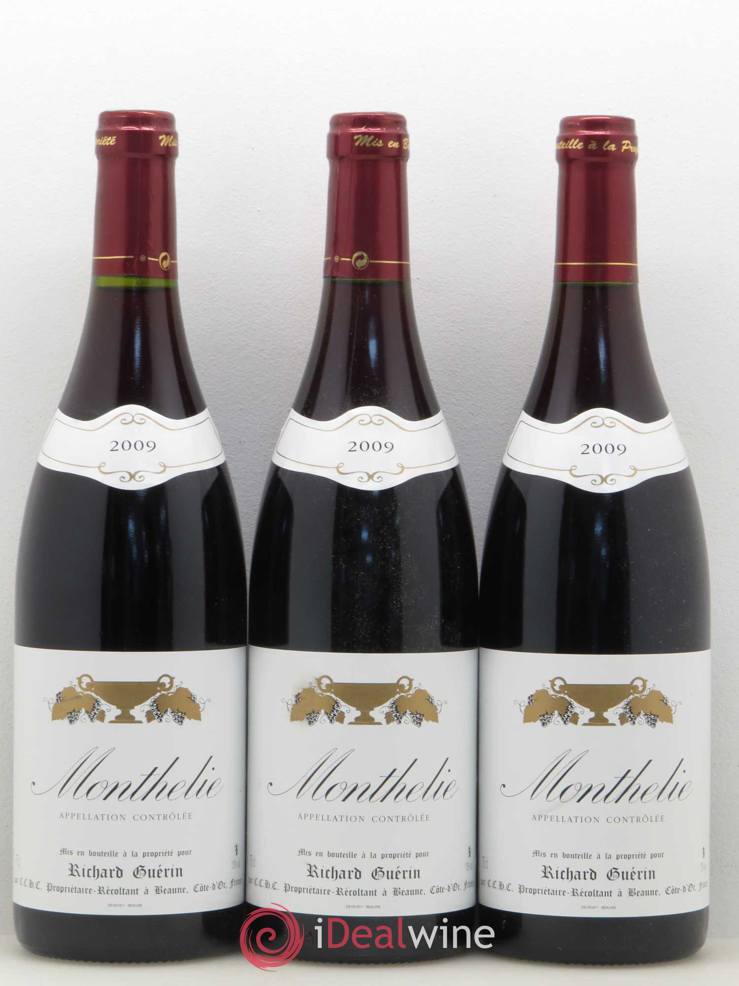 Monthélie Richard Guérin 2009 - Lot de 6 bouteilles - 2