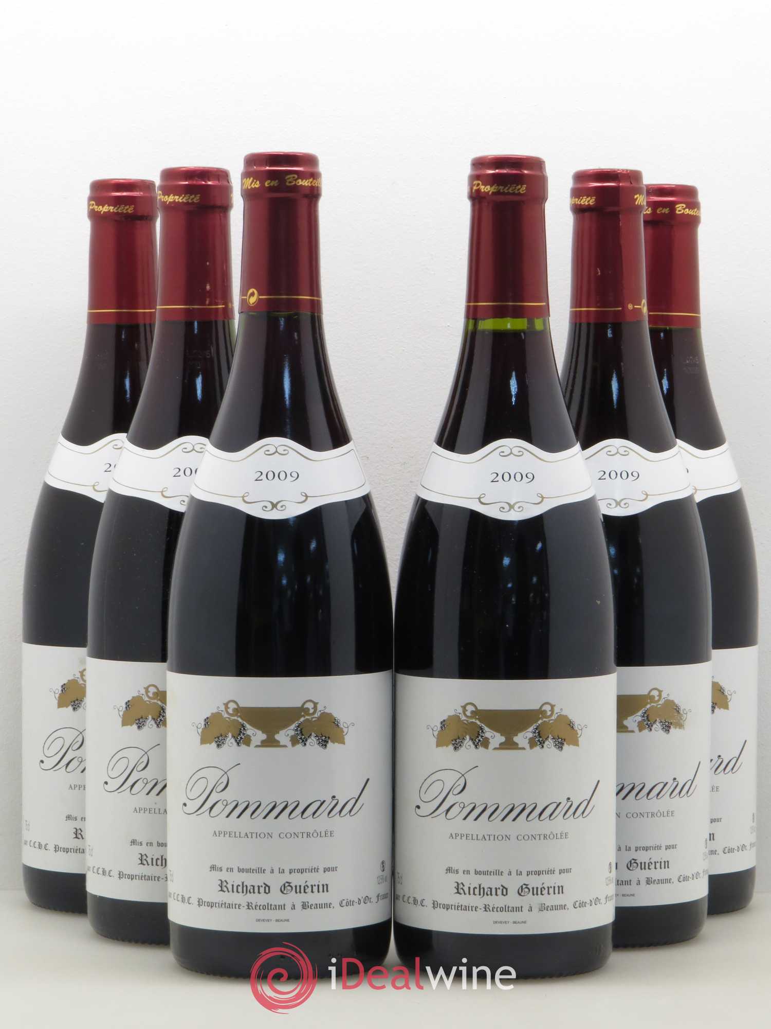 Pommard Richard Guérin 2009 - Posten von 6 Flaschen - 0