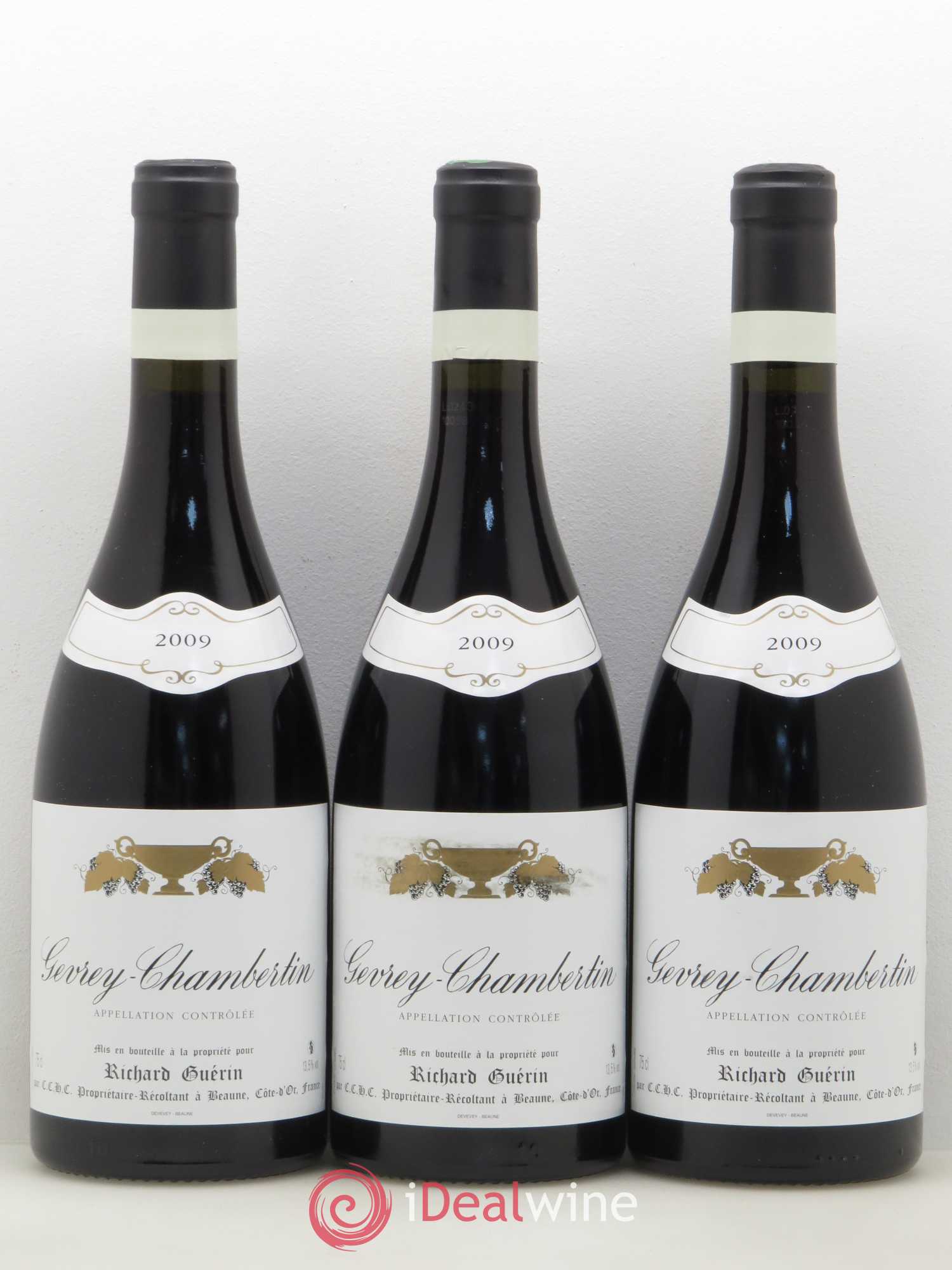 Gevrey-Chambertin Richard Guérin 2009 - Posten von 6 Flaschen - 1