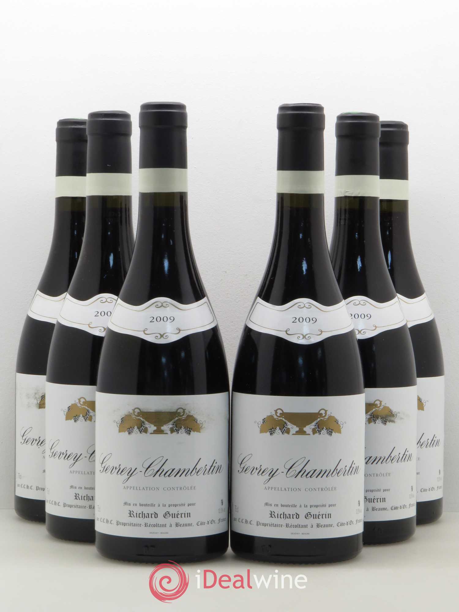 Gevrey-Chambertin Richard Guérin 2009 - Posten von 6 Flaschen - 0