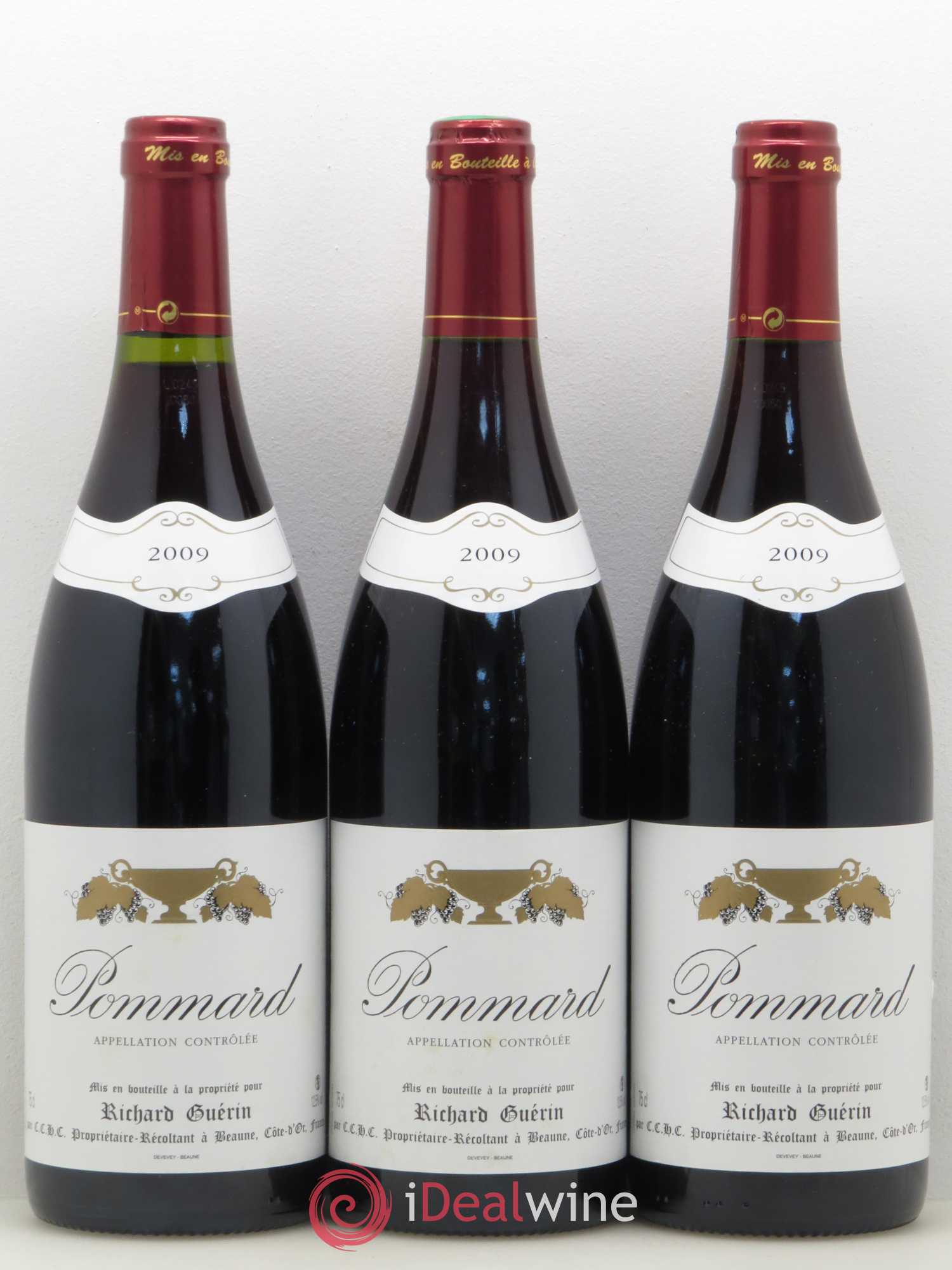 Pommard Richard Guérin 2009 - Lot de 5 bouteilles - 1