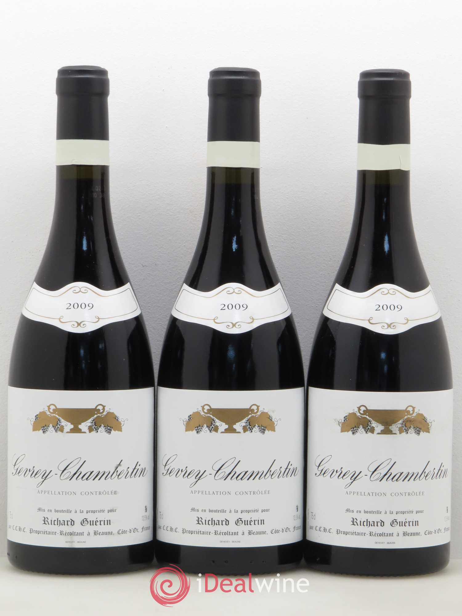 Gevrey-Chambertin Richard Guérin 2009 - Posten von 6 Flaschen - 1