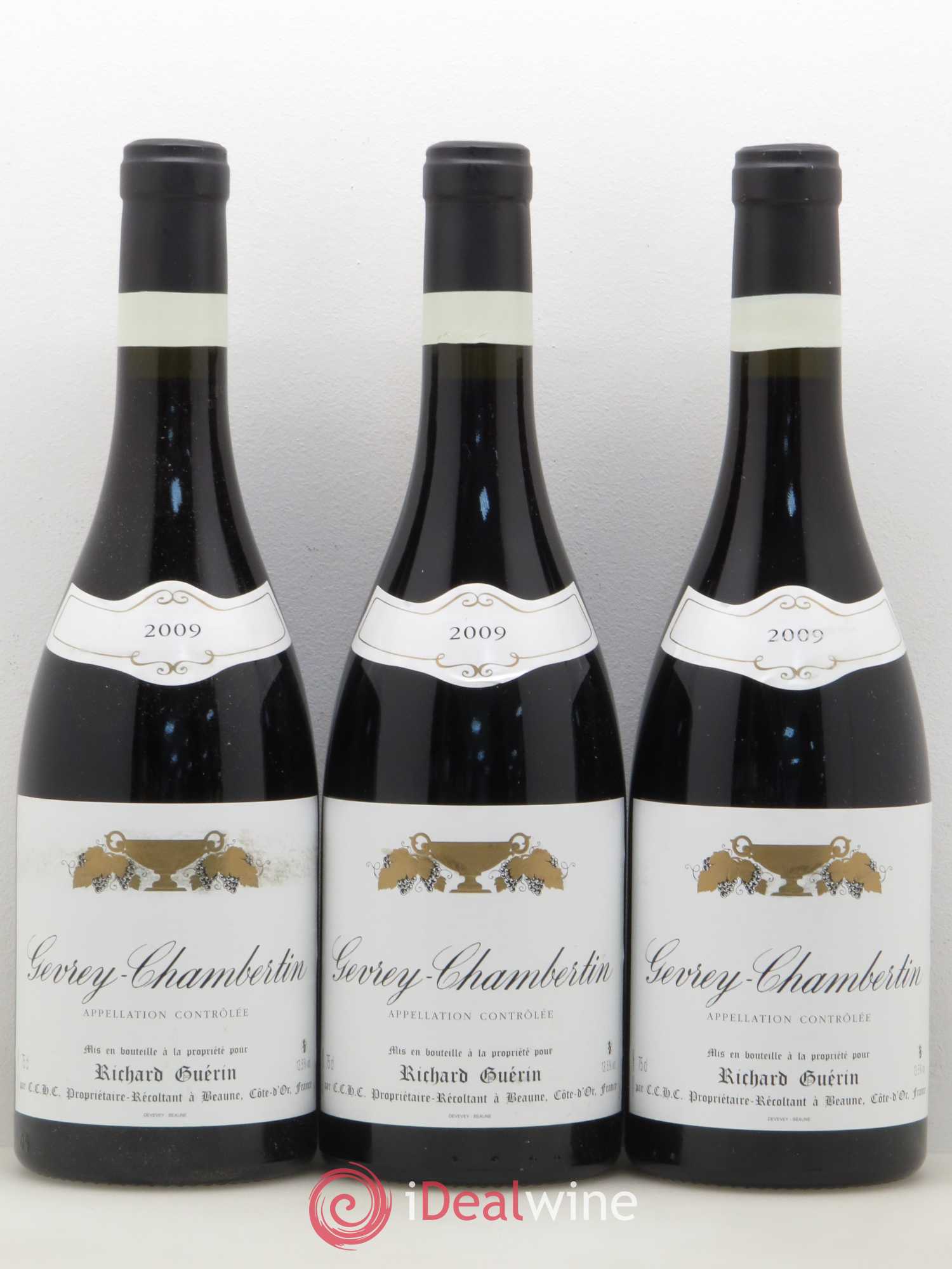 Gevrey-Chambertin Richard Guérin 2009 - Posten von 6 Flaschen - 2