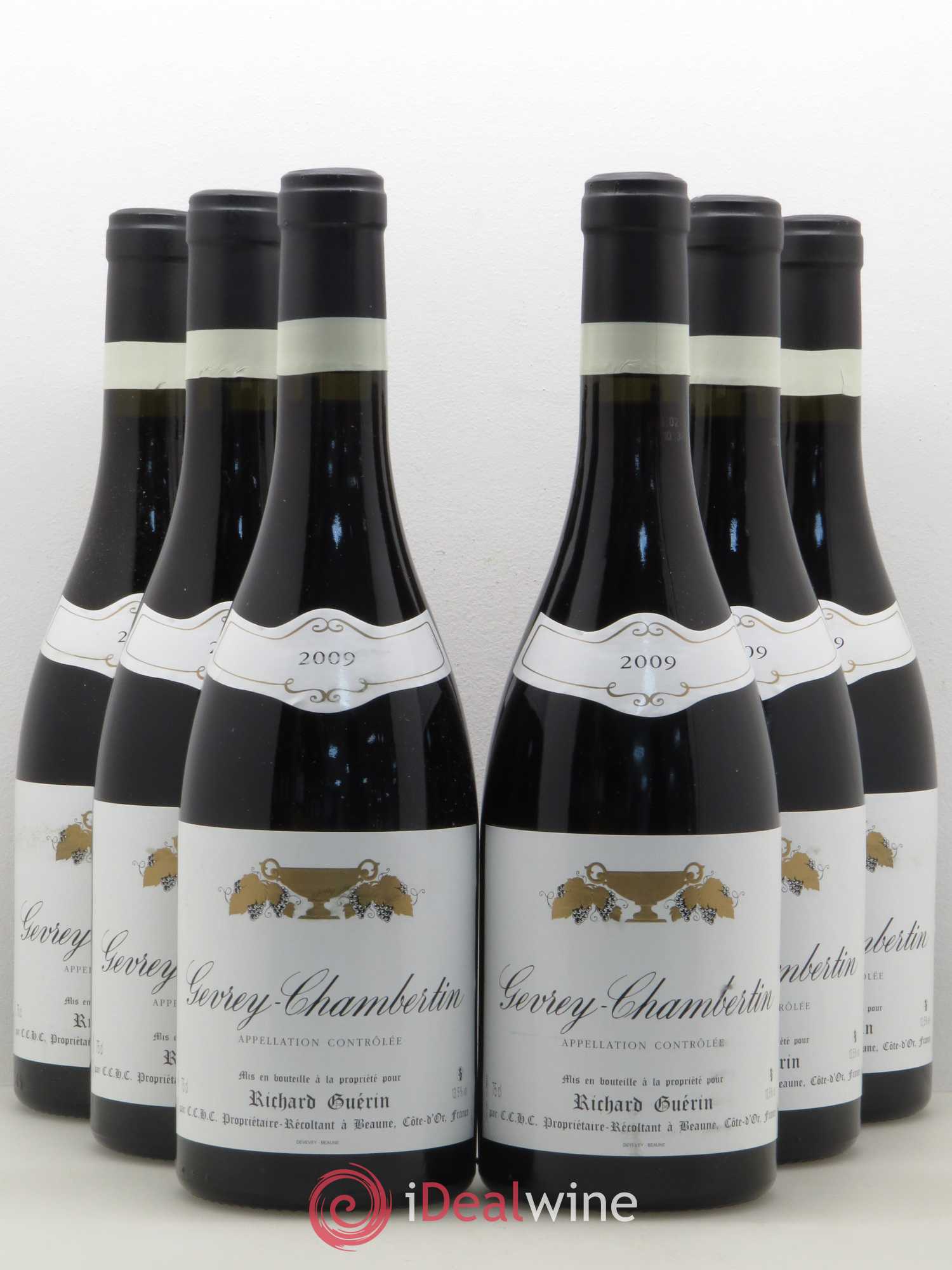 Gevrey-Chambertin Richard Guérin 2009 - Posten von 6 Flaschen - 0
