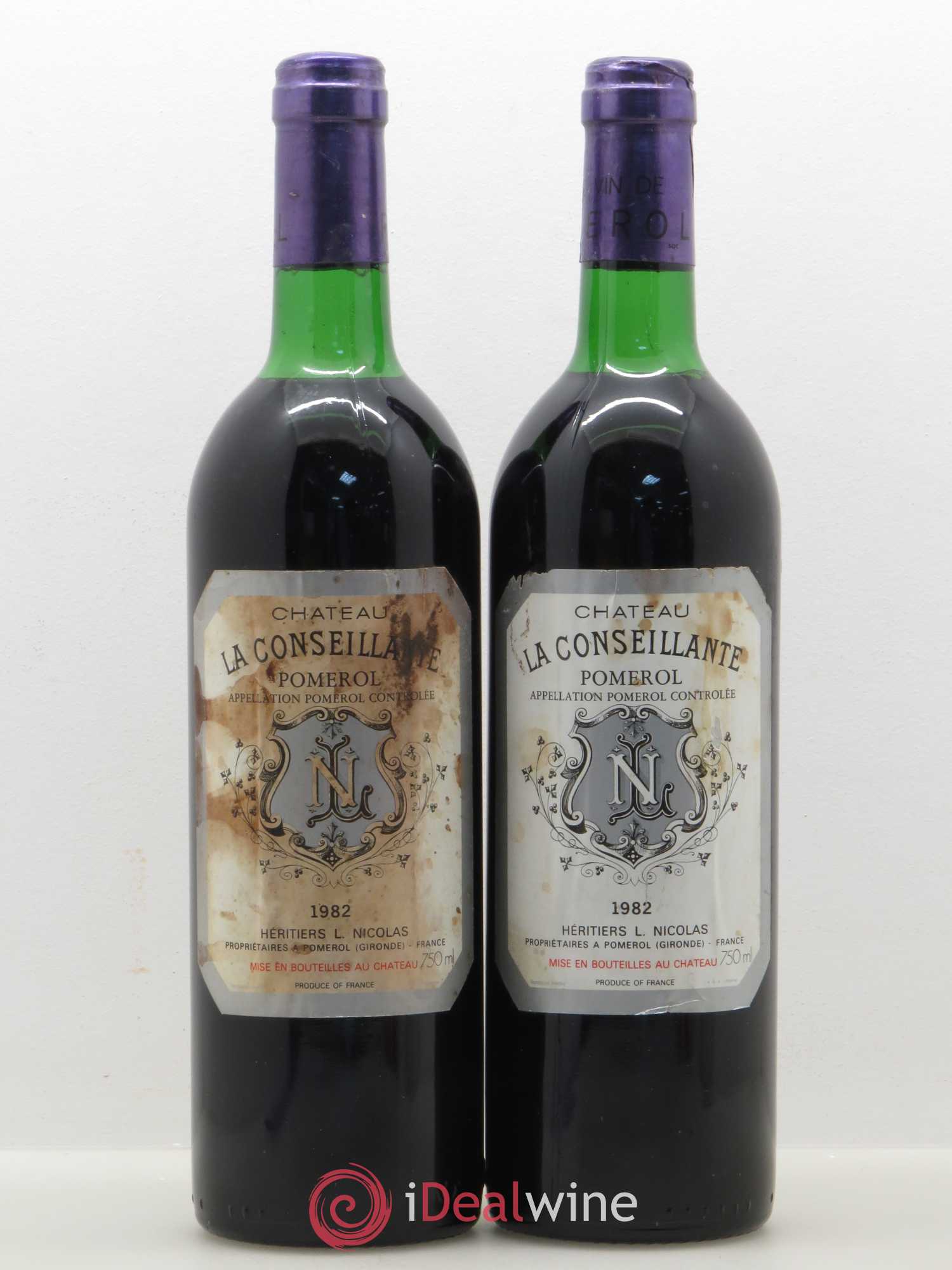 Château la Conseillante 1982 - Lot de 2 bouteilles - 0