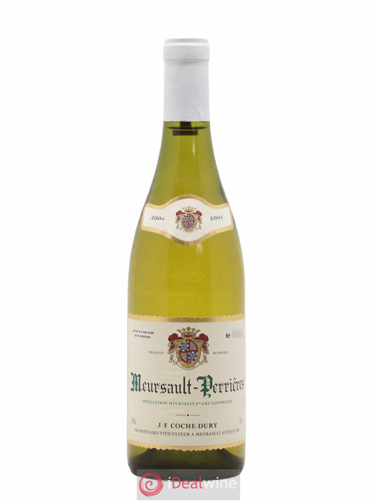 Meursault 1er Cru Perrières Coche Dury (Domaine) 2004 - Lot de 1 bouteille - 0