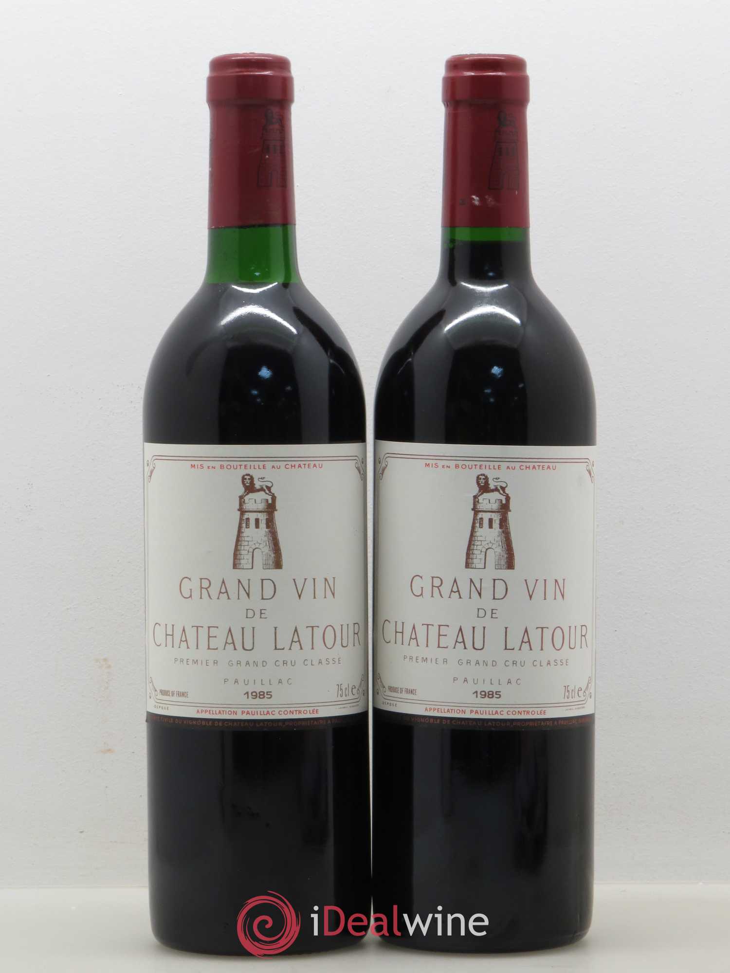 Château Latour 1er Grand Cru Classé 1985 - Lot de 2 bouteilles - 0