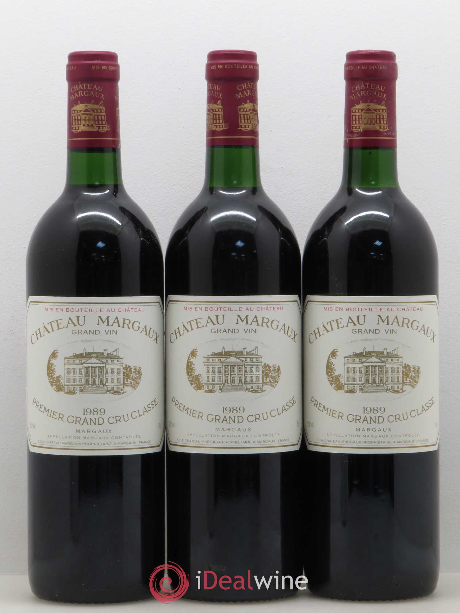 Château Margaux 1er Grand Cru Classé 1989 - Lot de 12 bouteilles - 1