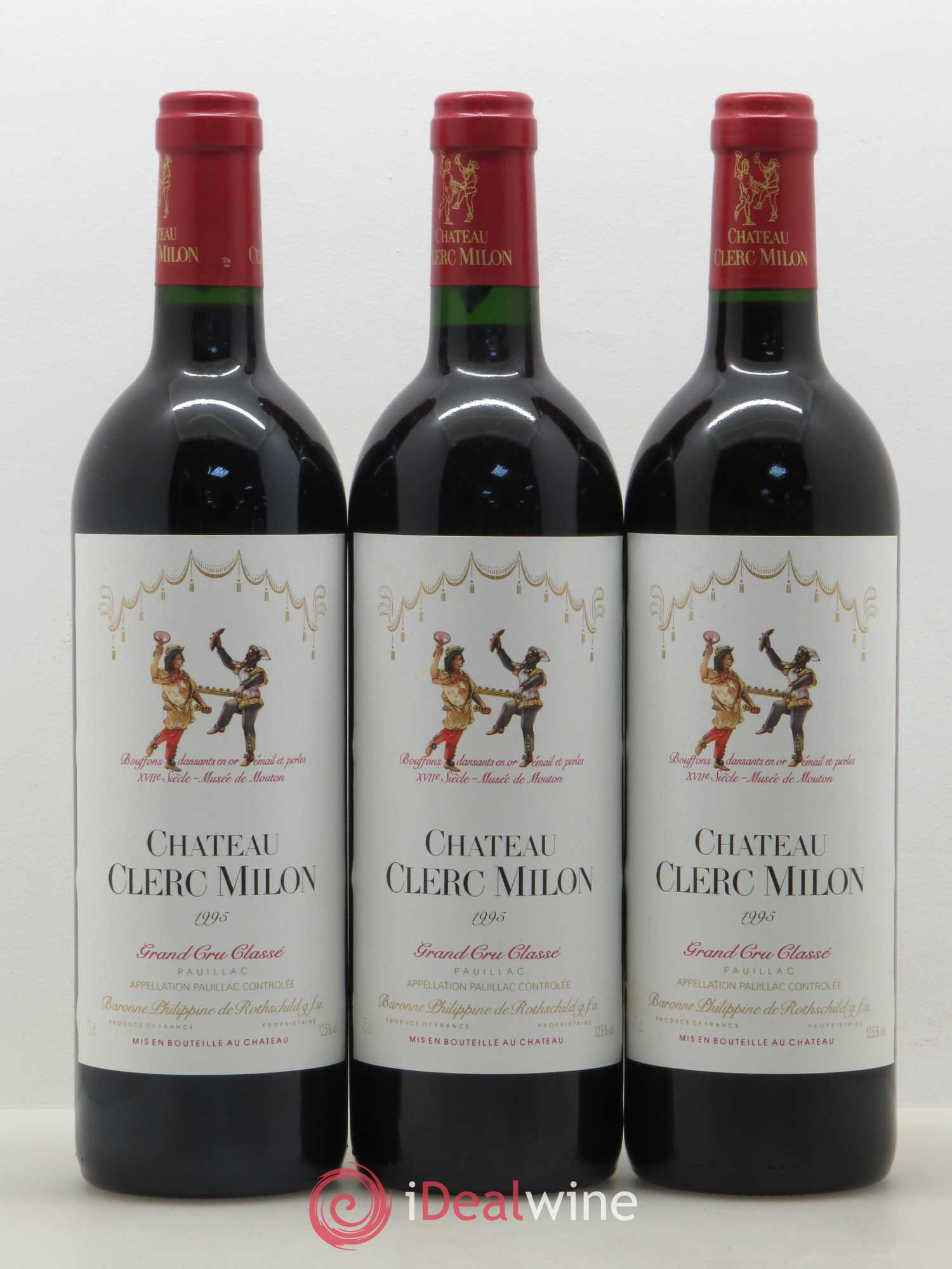 Château Clerc Milon 5ème Grand Cru Classé 1995 - Lot de 12 bouteilles - 4