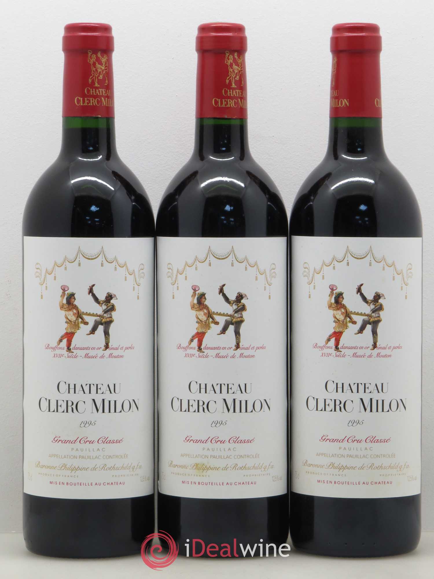 Château Clerc Milon 5ème Grand Cru Classé 1995 - Lot de 6 bouteilles - 2