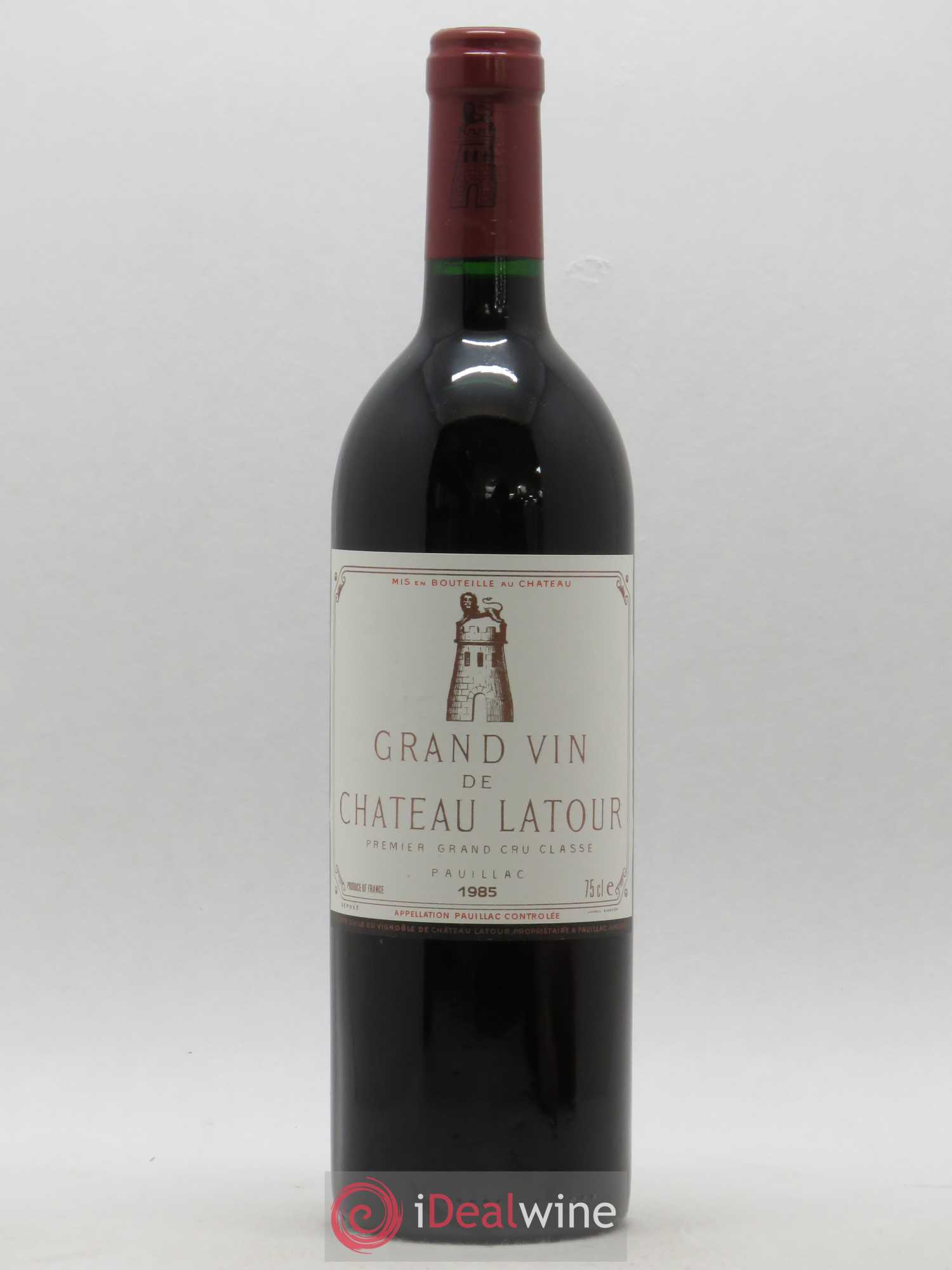 Château Latour 1er Grand Cru Classé 1985 - Lot de 1 bouteille - 0