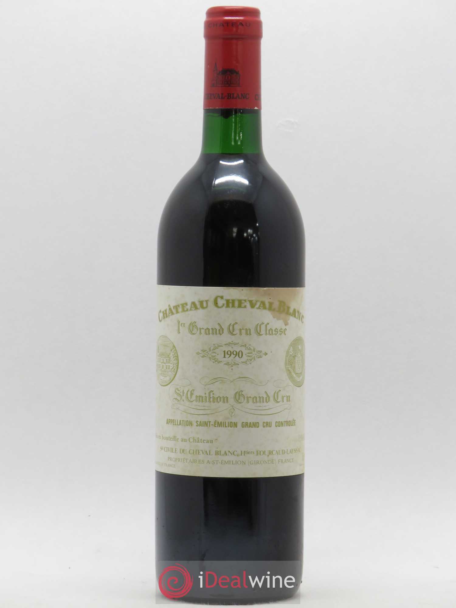 Château Cheval Blanc 1er Grand Cru Classé A 1990 - Lot de 1 bouteille - 0