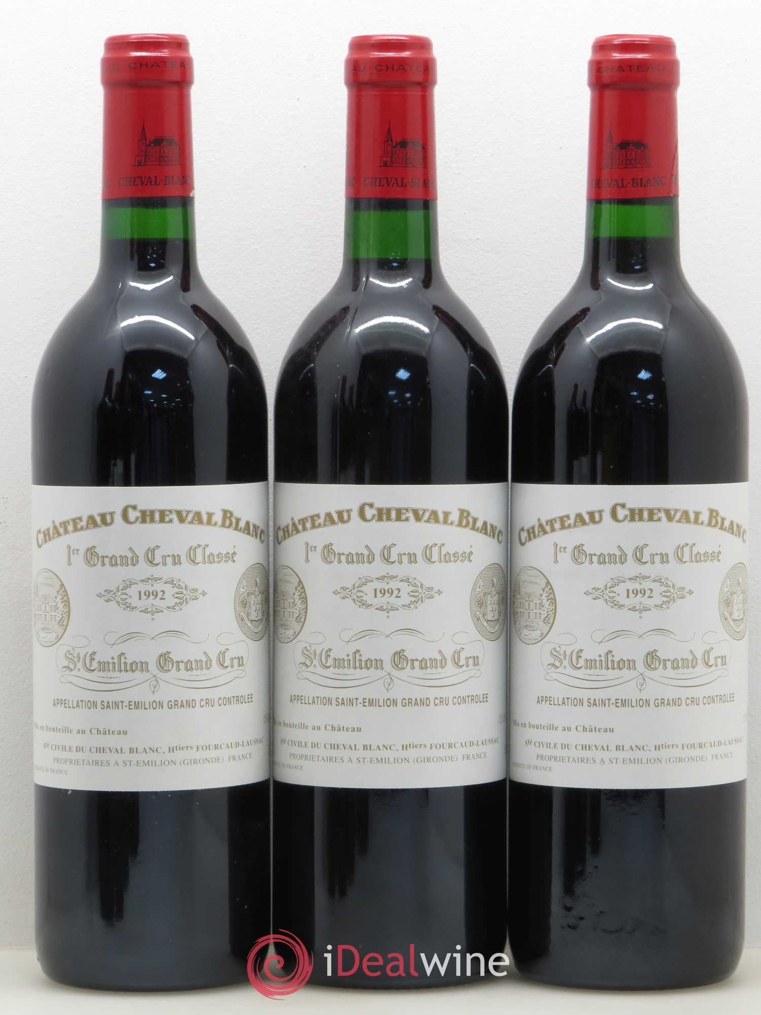 Château Cheval Blanc 1er Grand Cru Classé A 1992 - Lot de 6 bouteilles - 2
