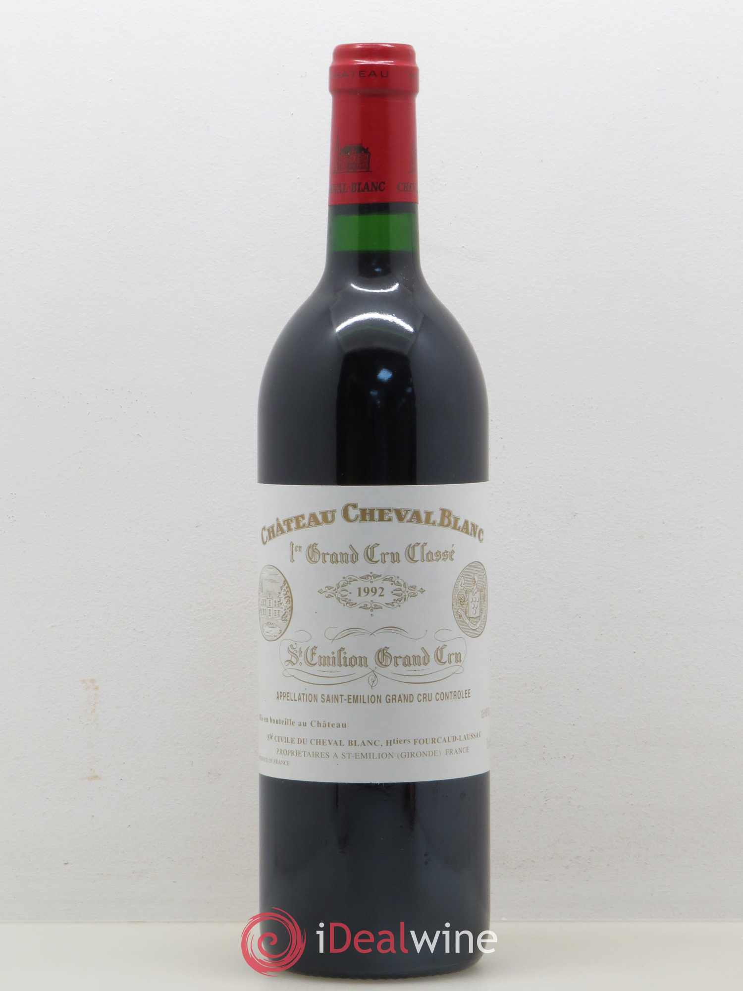 Château Cheval Blanc 1er Grand Cru Classé A 1992 - Lot de 1 bouteille - 0