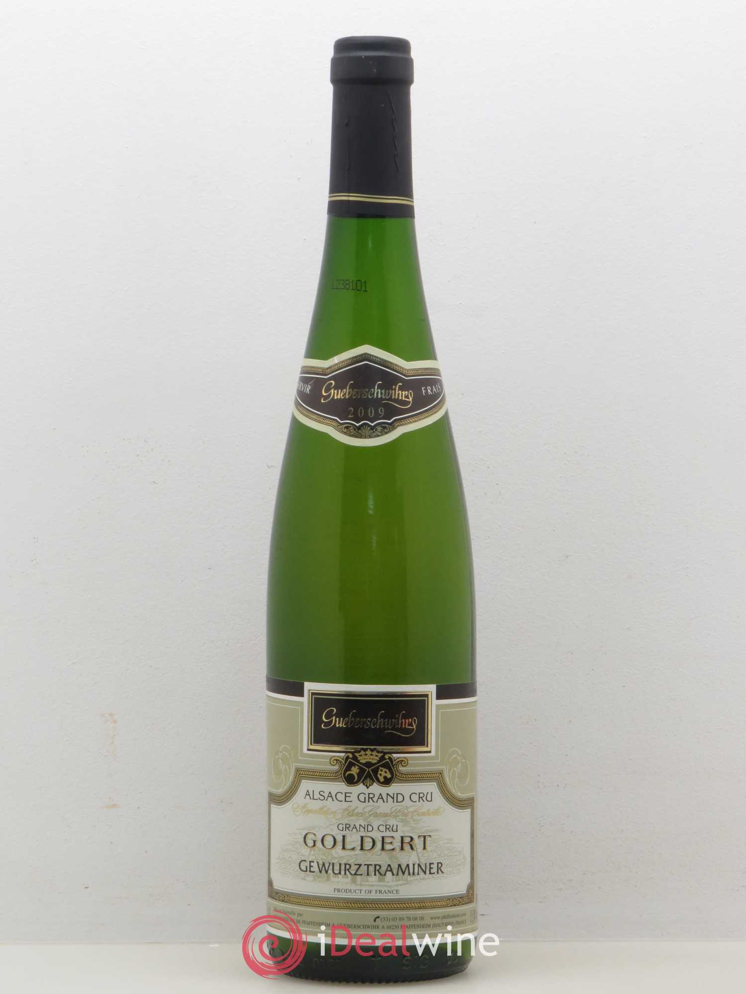 Gewurztraminer Grand Cru Goldert Vignerons de Pfaffenheim (sans prix de réserve) 2009 - Lotto di 1 bottiglia - 0