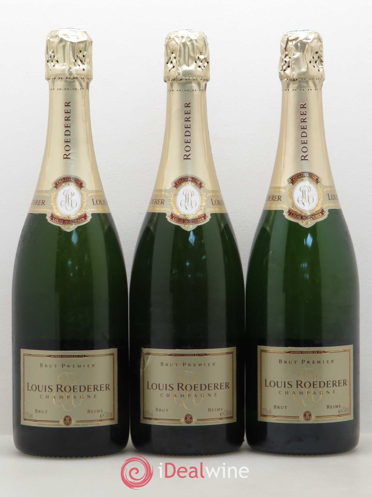 Premier Brut Louis Roederer - Lot de 3 bouteilles - 0