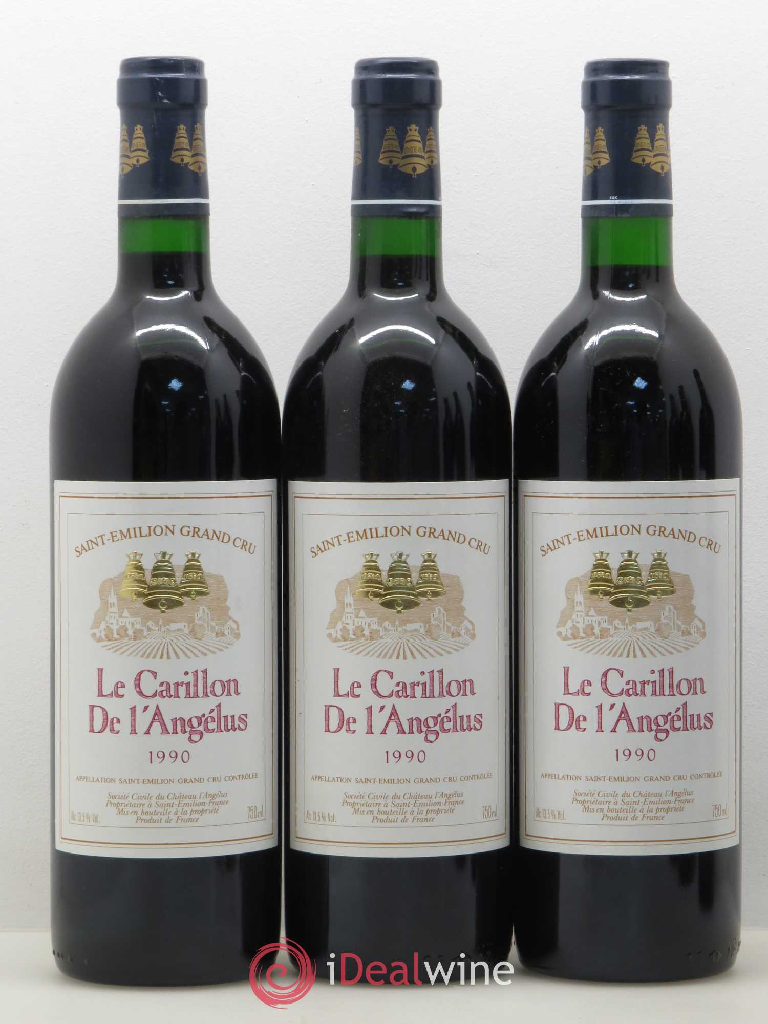 Le Carillon de l'Angélus Second Vin 1990 - Lot de 6 bouteilles - 1
