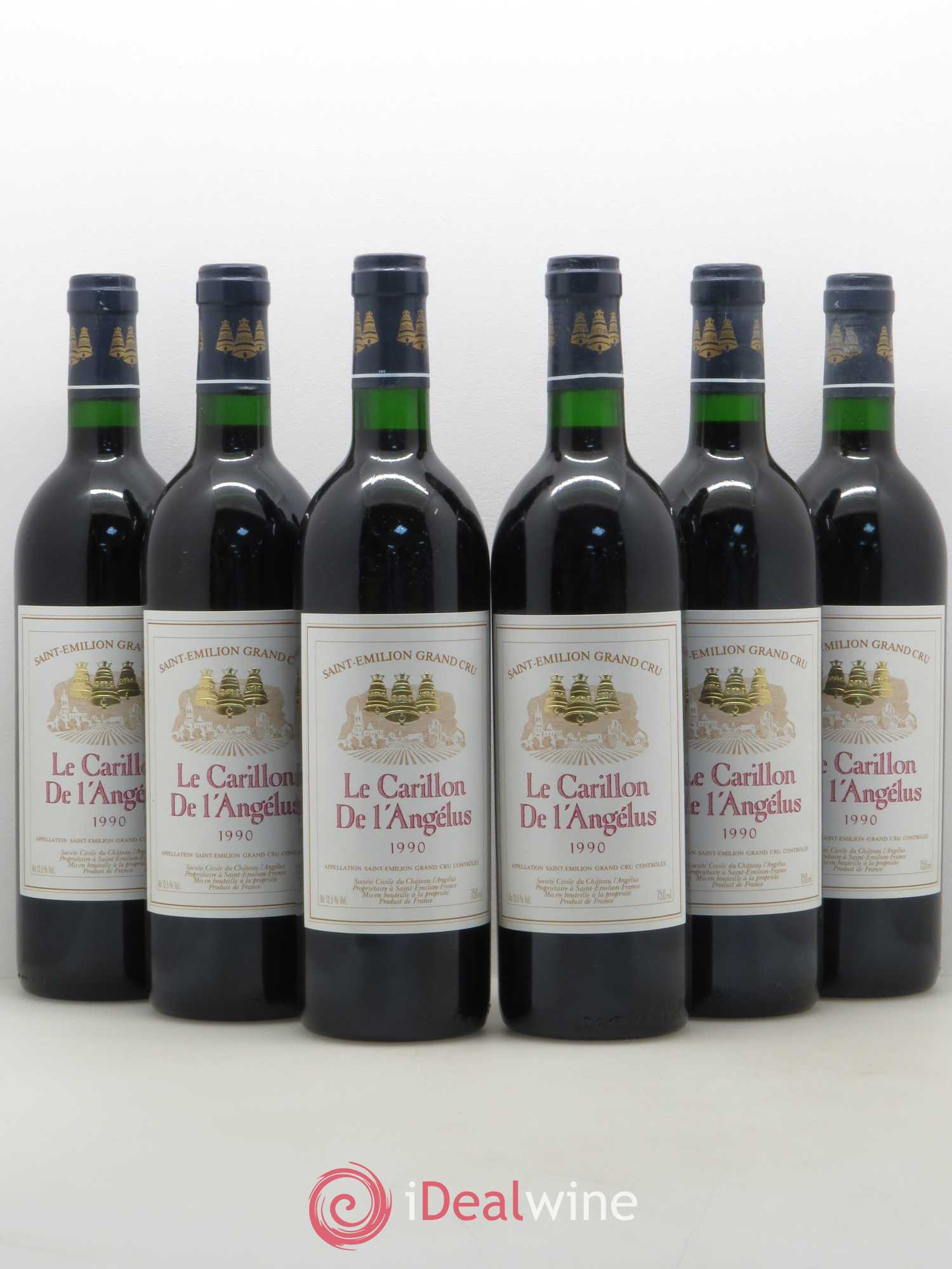 Le Carillon de l'Angélus Second Vin 1990 - Lot de 6 bouteilles - 0