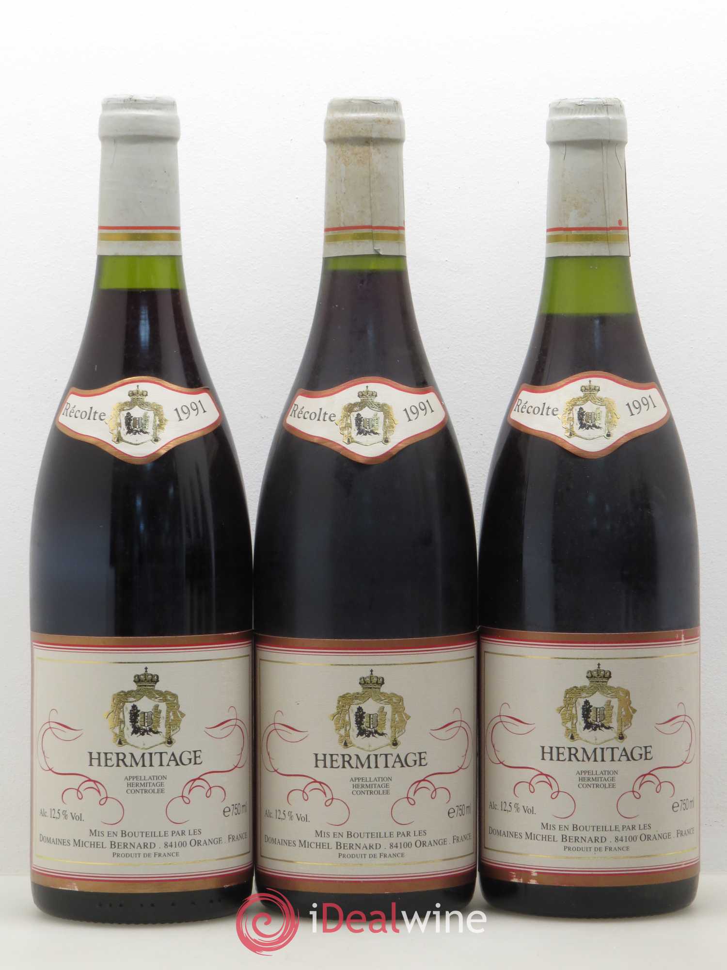 Hermitage Domaine Michel Bernard 1991 - Lot of 6 bottles - 1