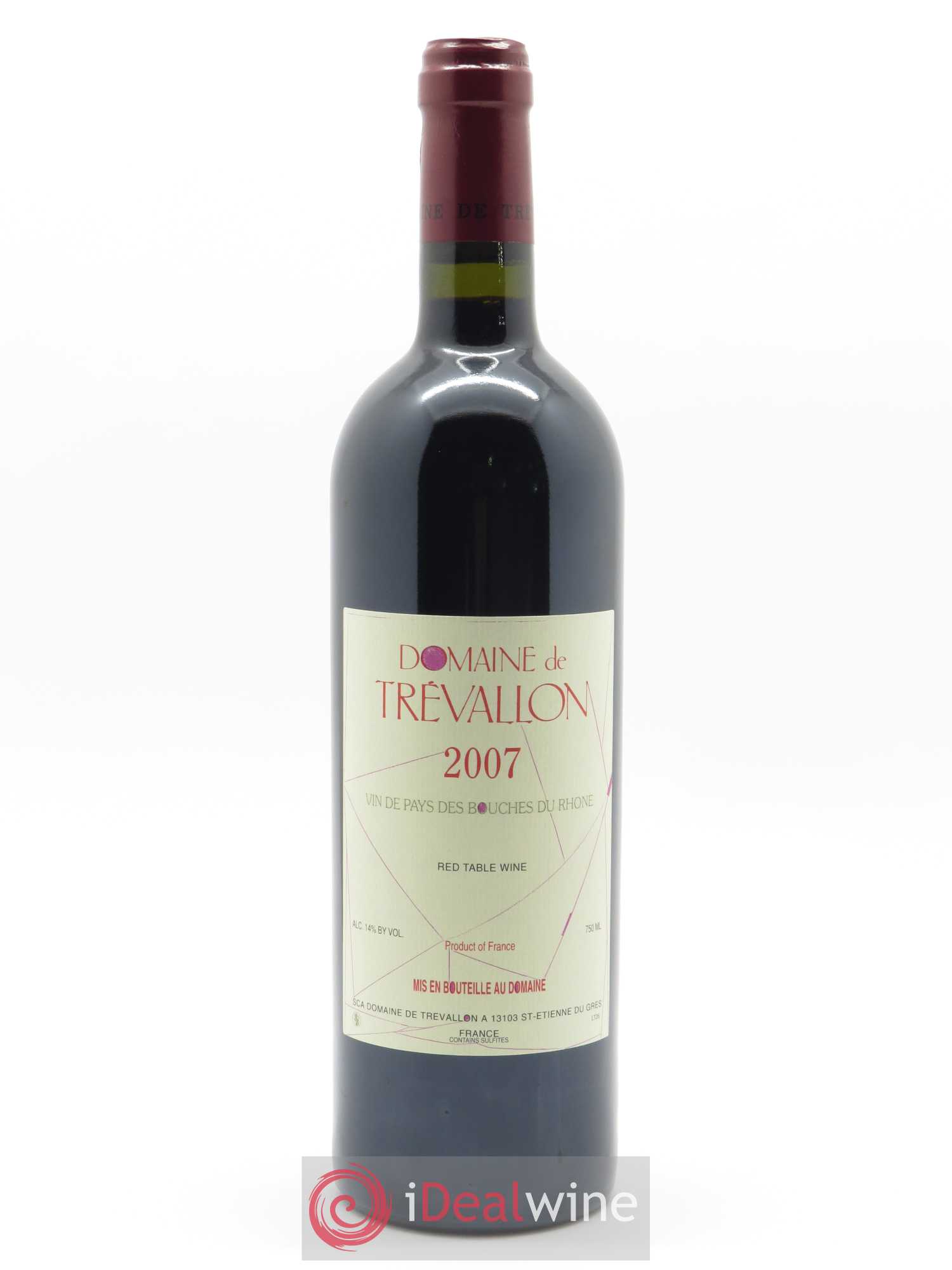 Caisse Panachée 3x2007 - 3x2010 Trévallon (Domaine de) Eloi Dürrbach - Lot de 1 bouteille - 3