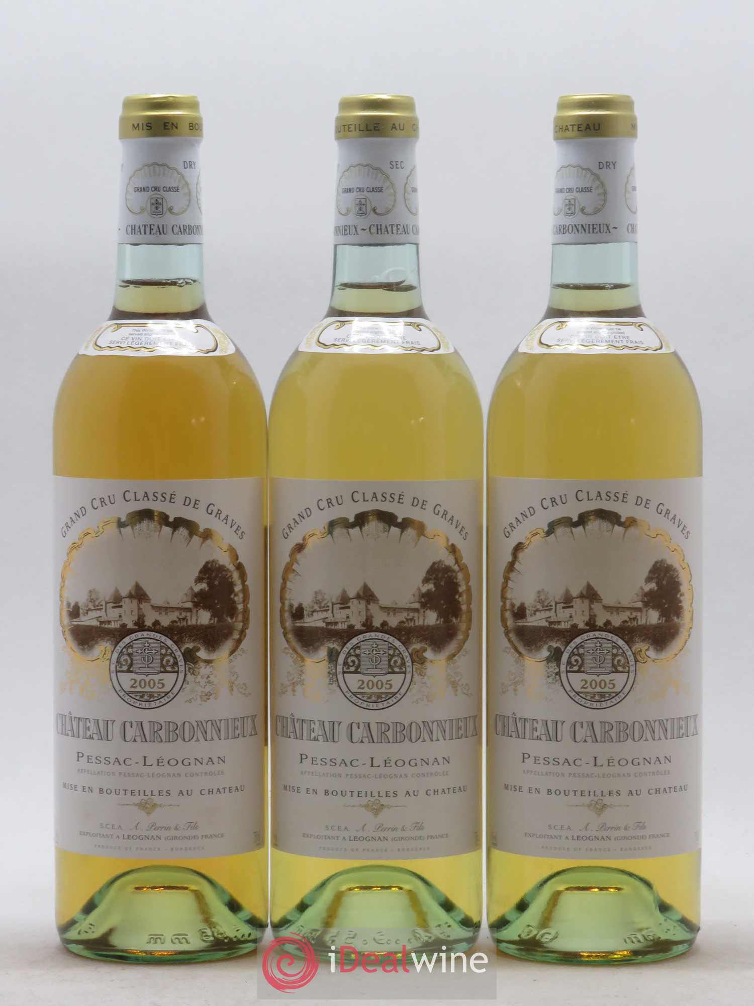Château Carbonnieux Cru Classé de Graves 2005 - Lot de 12 bouteilles - 2