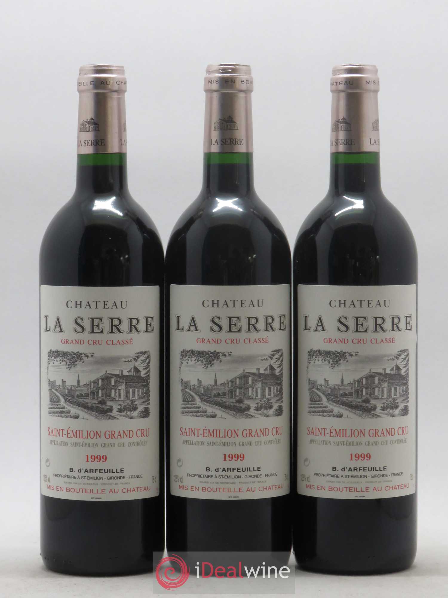 Château la Serre Grand Cru Classé 1999 - Lot de 12 bouteilles - 2
