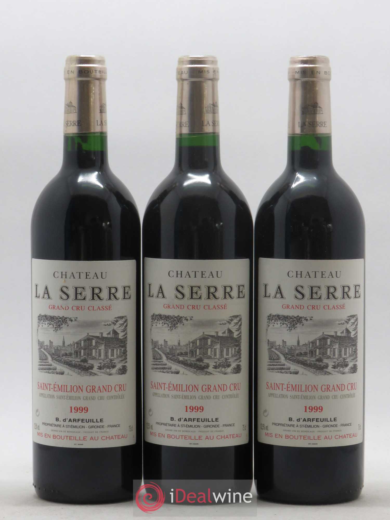 Château la Serre Grand Cru Classé 1999 - Lot de 12 bouteilles - 2