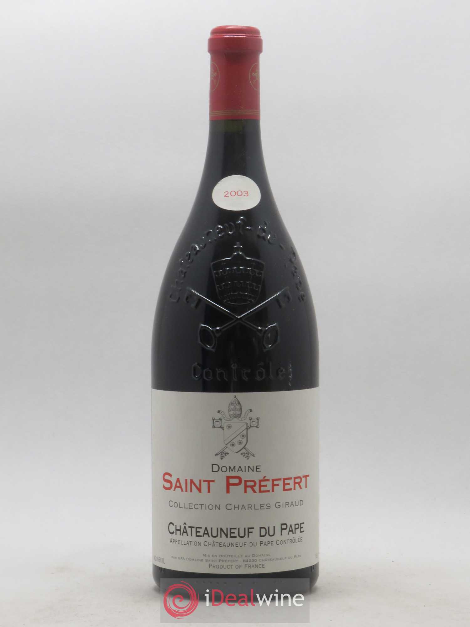 Châteauneuf-du-Pape Collection Charles Giraud Domaine Saint-Préfert 2003 - Lot de 1 magnum - 0