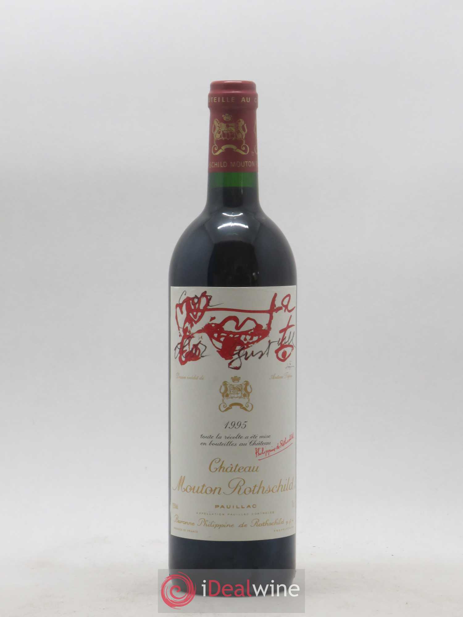 Château Mouton Rothschild 1er Grand Cru Classé 1995 - Lot de 1 bouteille - 0