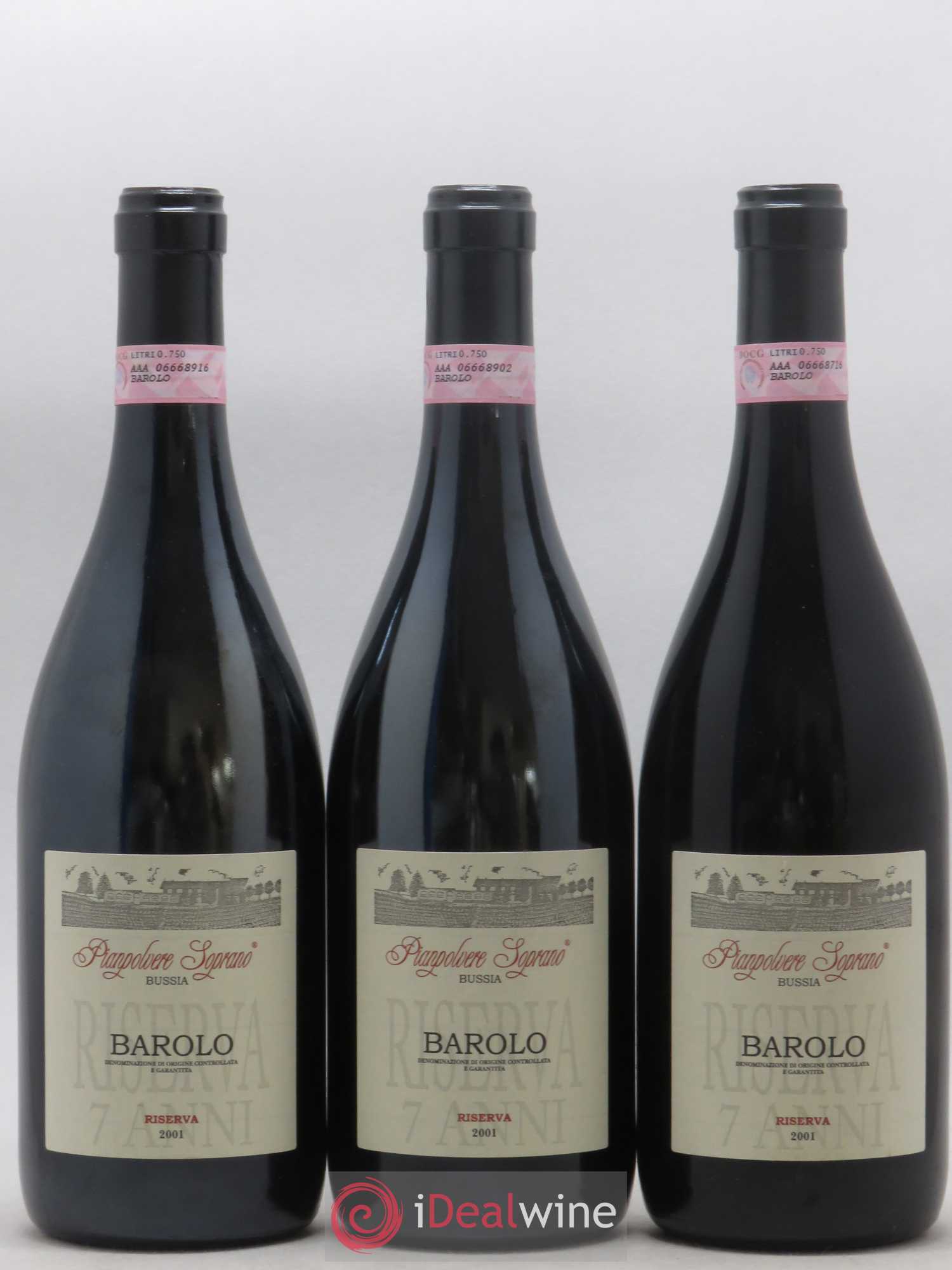 Barolo Pianpolvere Soprano Riserva 2001 - Lot de 6 bouteilles - 2