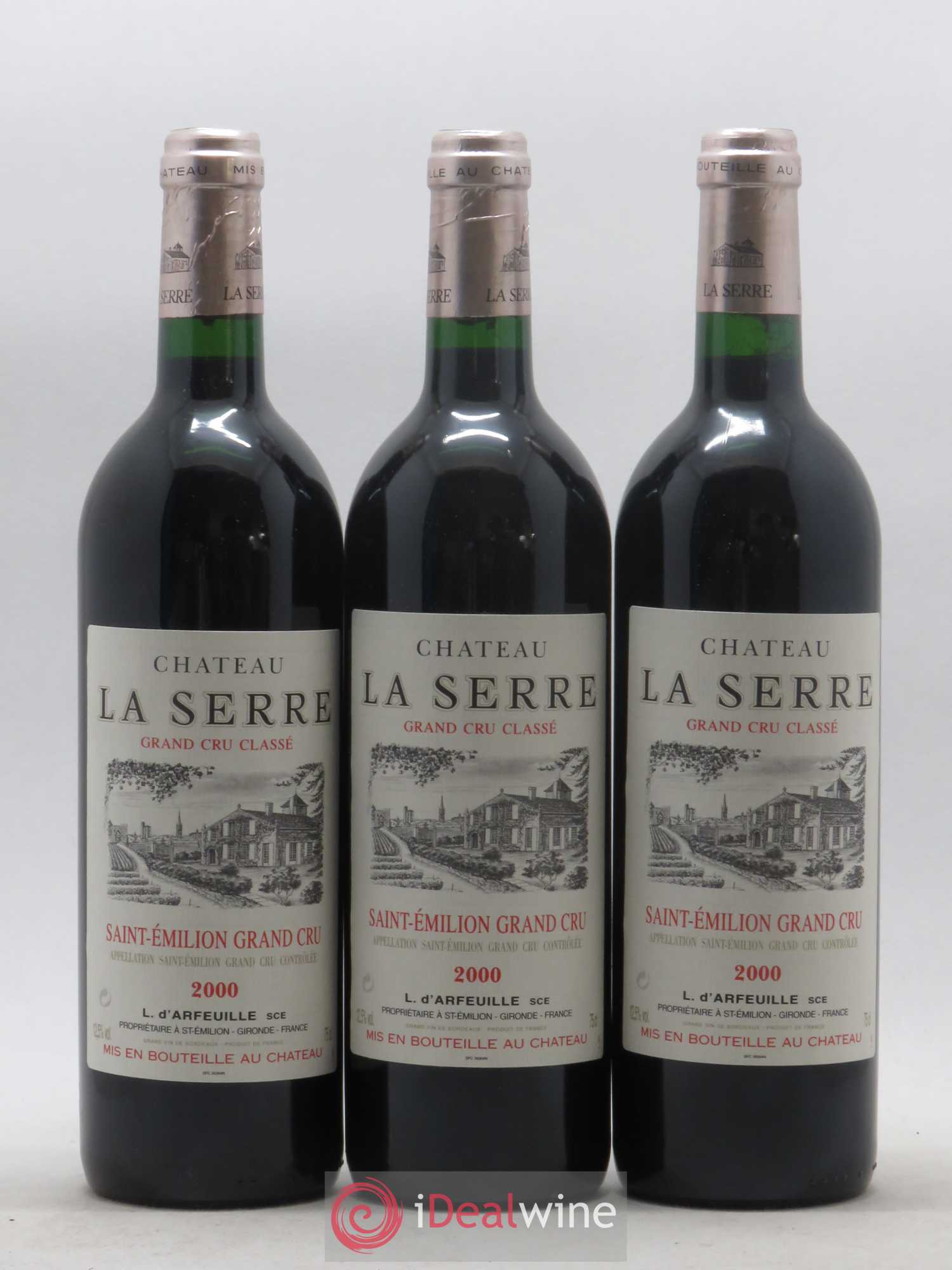 Château la Serre Grand Cru Classé 2000 - Lot de 12 bouteilles - 2