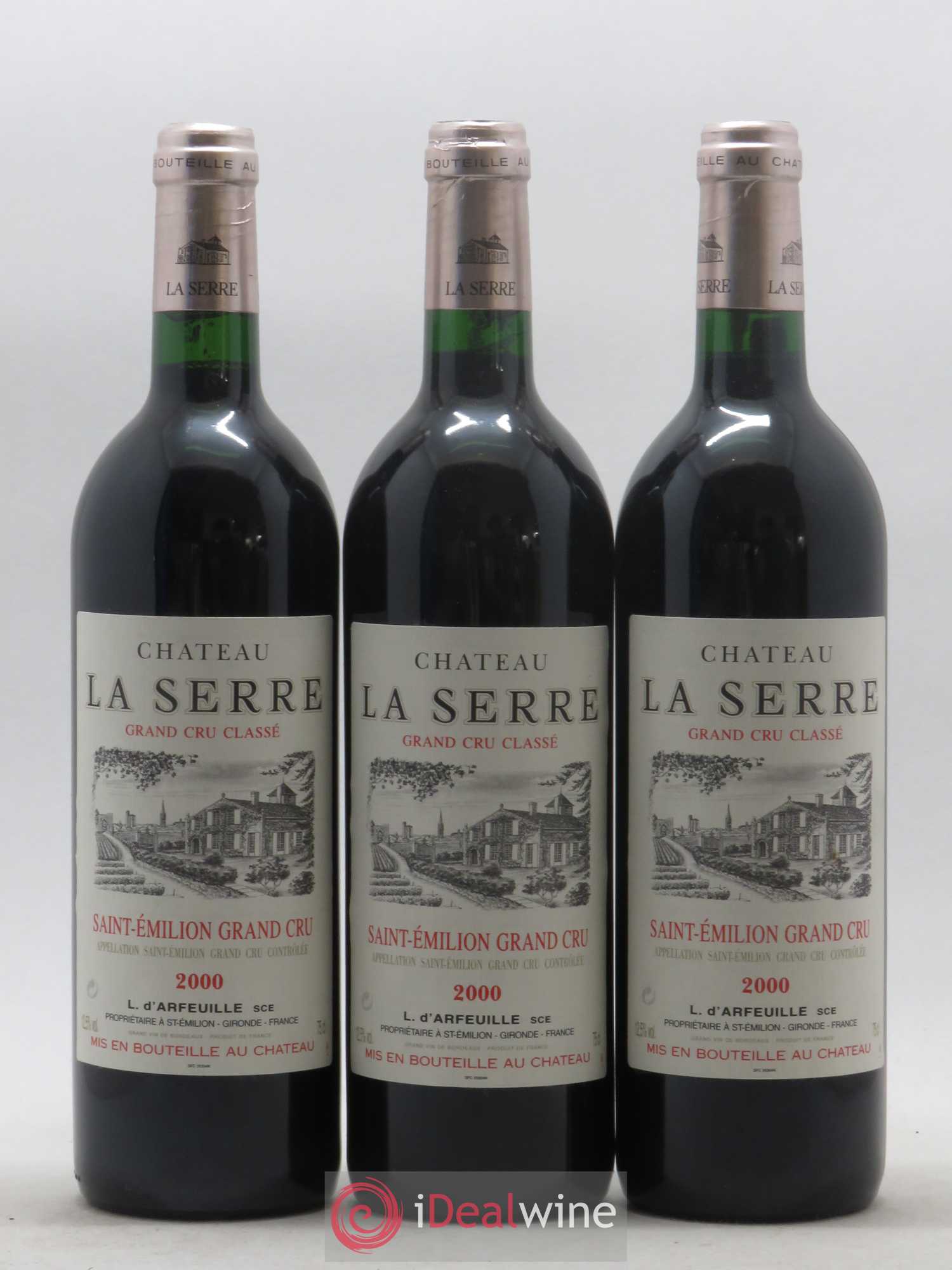 Château la Serre Grand Cru Classé 2000 - Lot de 12 bouteilles - 3