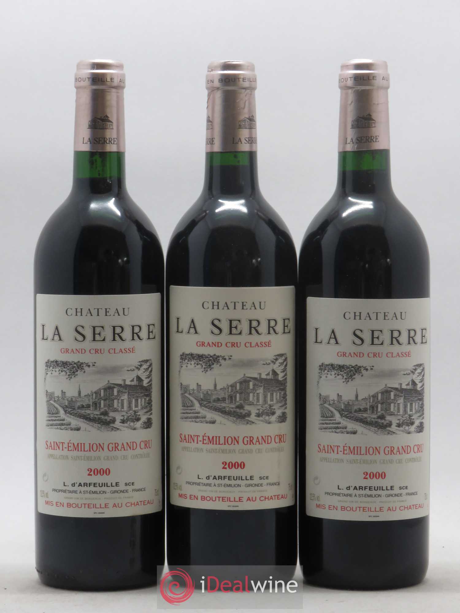 Château la Serre Grand Cru Classé 2000 - Lot de 12 bouteilles - 4