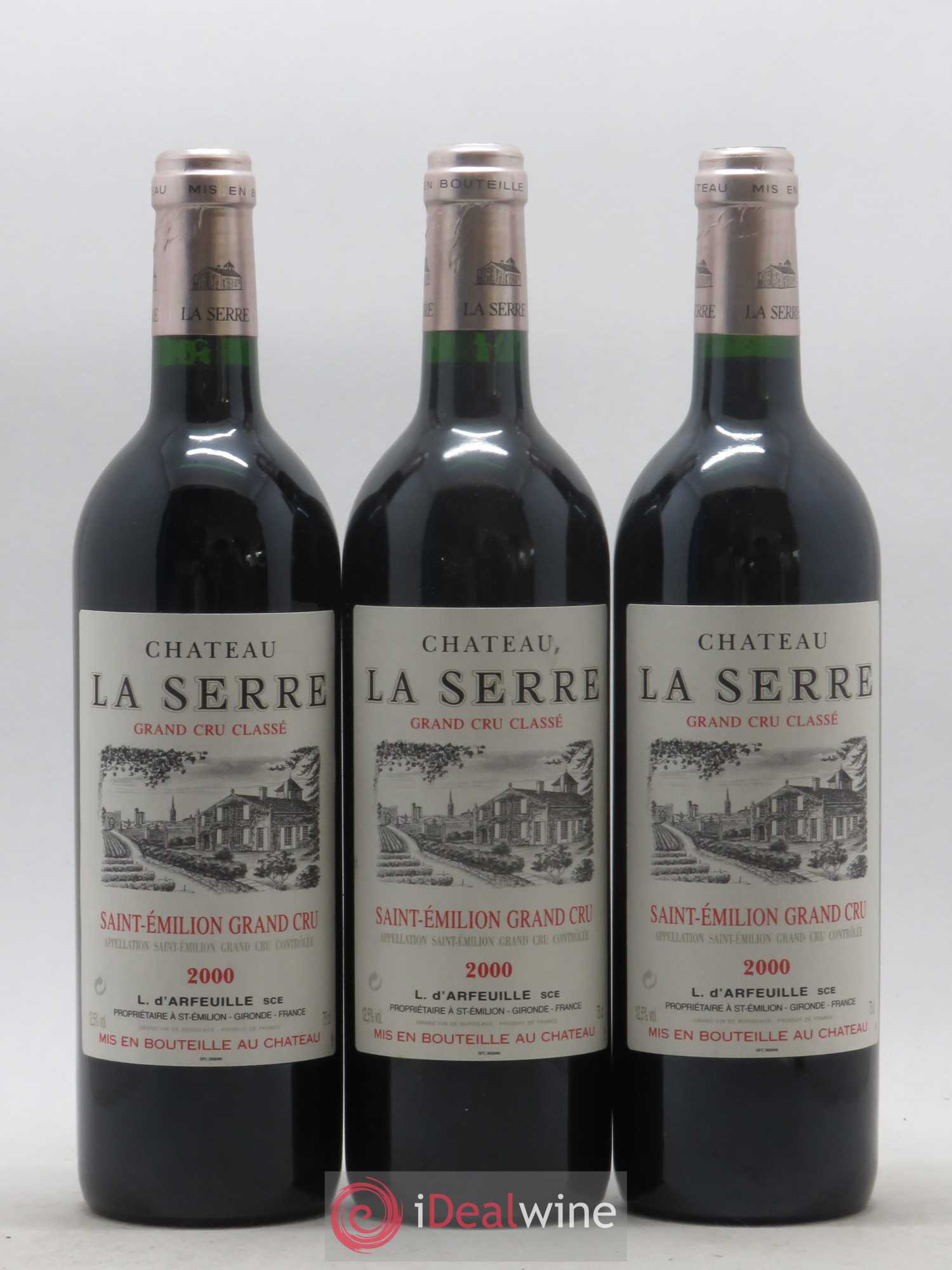 Château la Serre Grand Cru Classé 2000 - Lot de 12 bouteilles - 3