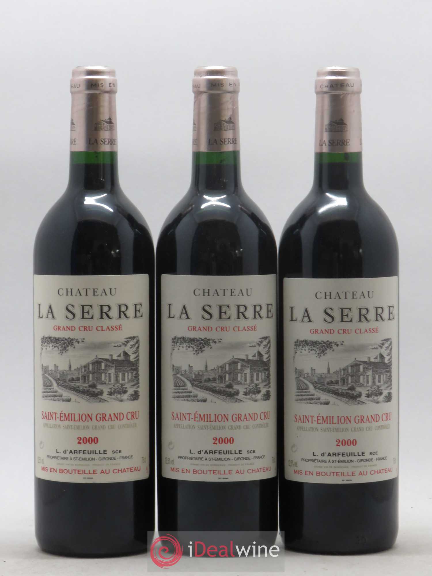 Château la Serre Grand Cru Classé 2000 - Lot de 12 bouteilles - 4