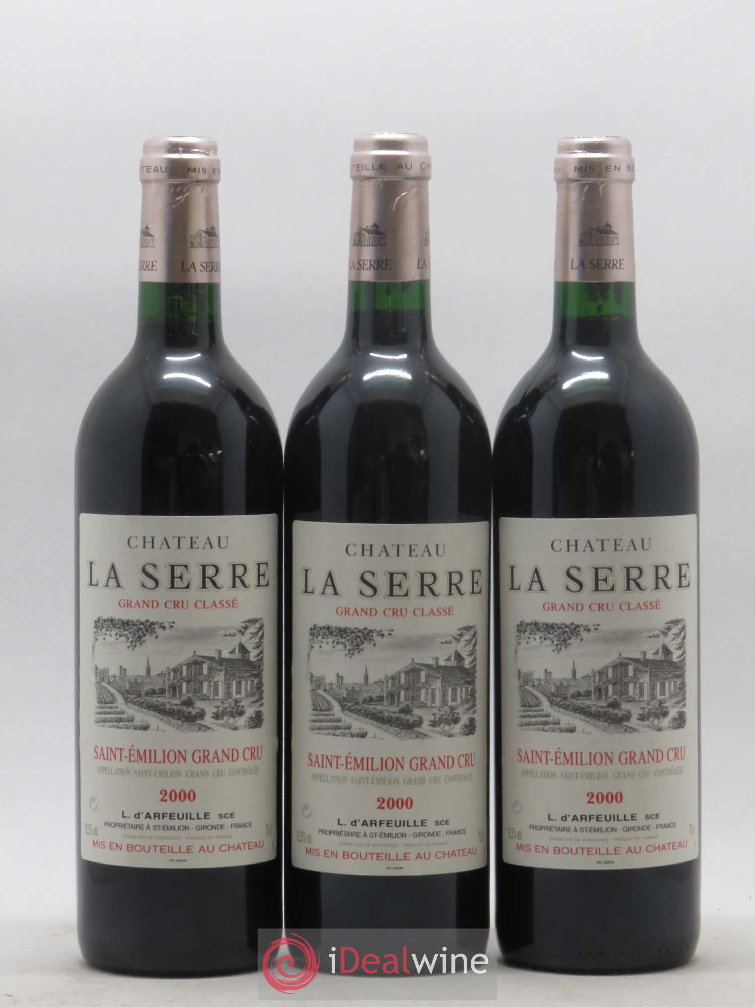 Château la Serre Grand Cru Classé 2000 - Lot de 12 bouteilles - 3