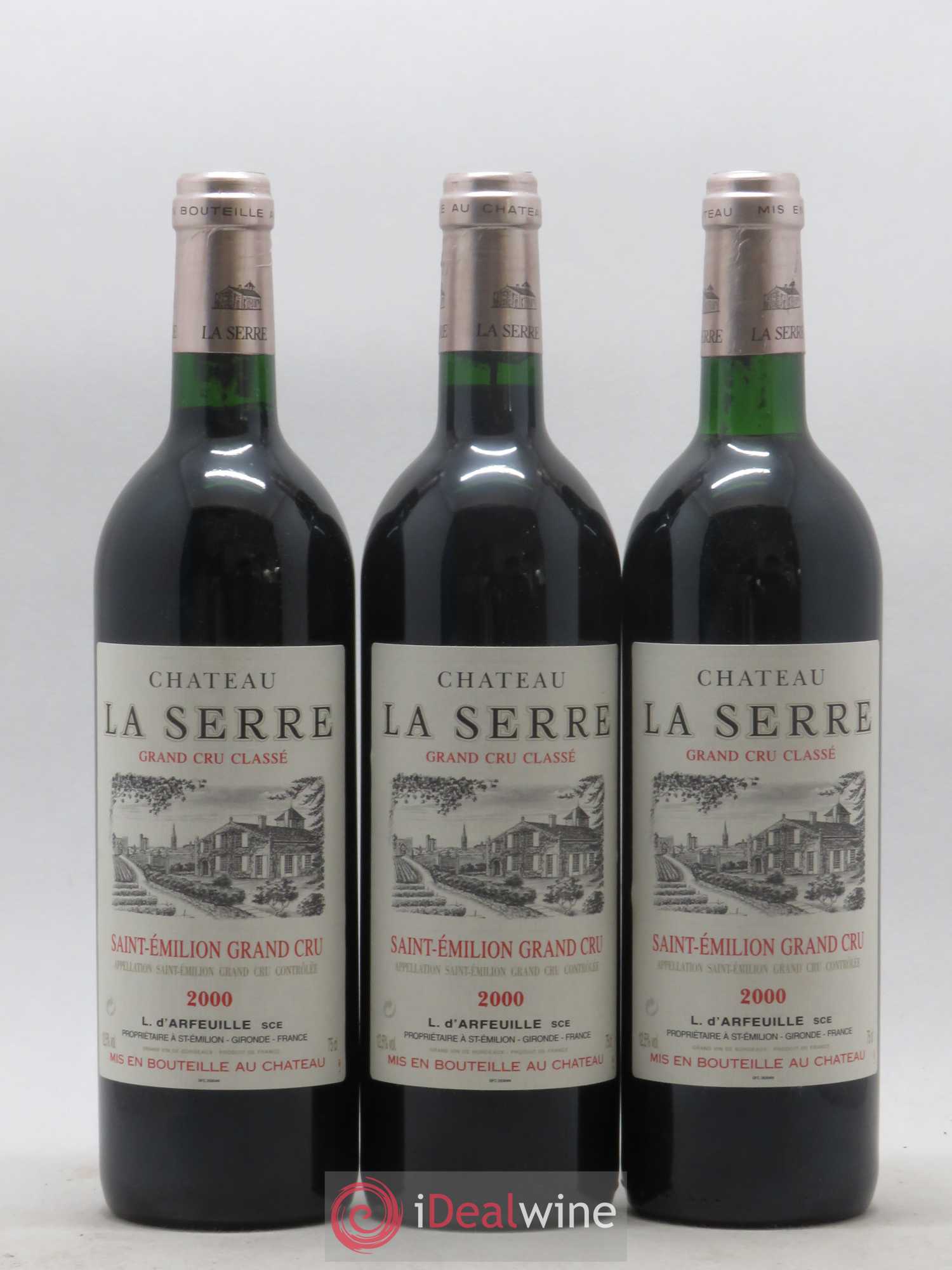 Château la Serre Grand Cru Classé 2000 - Lot de 12 bouteilles - 4