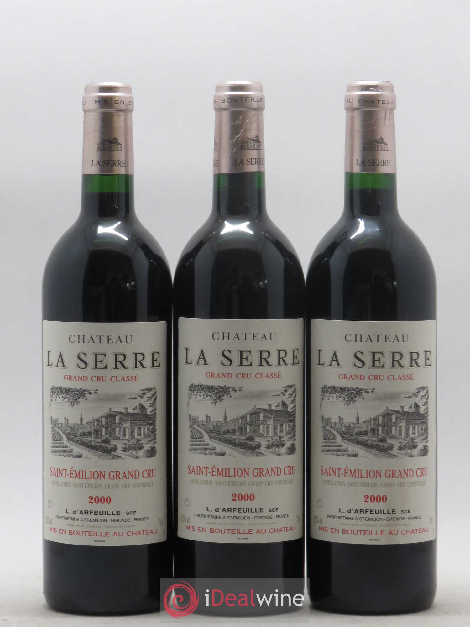 Château la Serre Grand Cru Classé 2000 - Lot de 12 bouteilles - 4