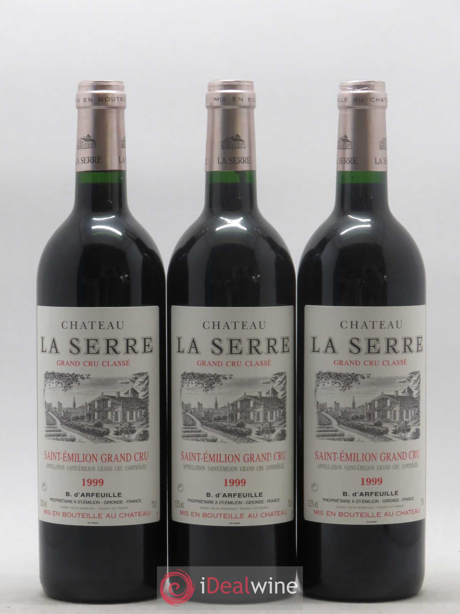 Château la Serre Grand Cru Classé 1999 - Lot de 12 bouteilles - 2