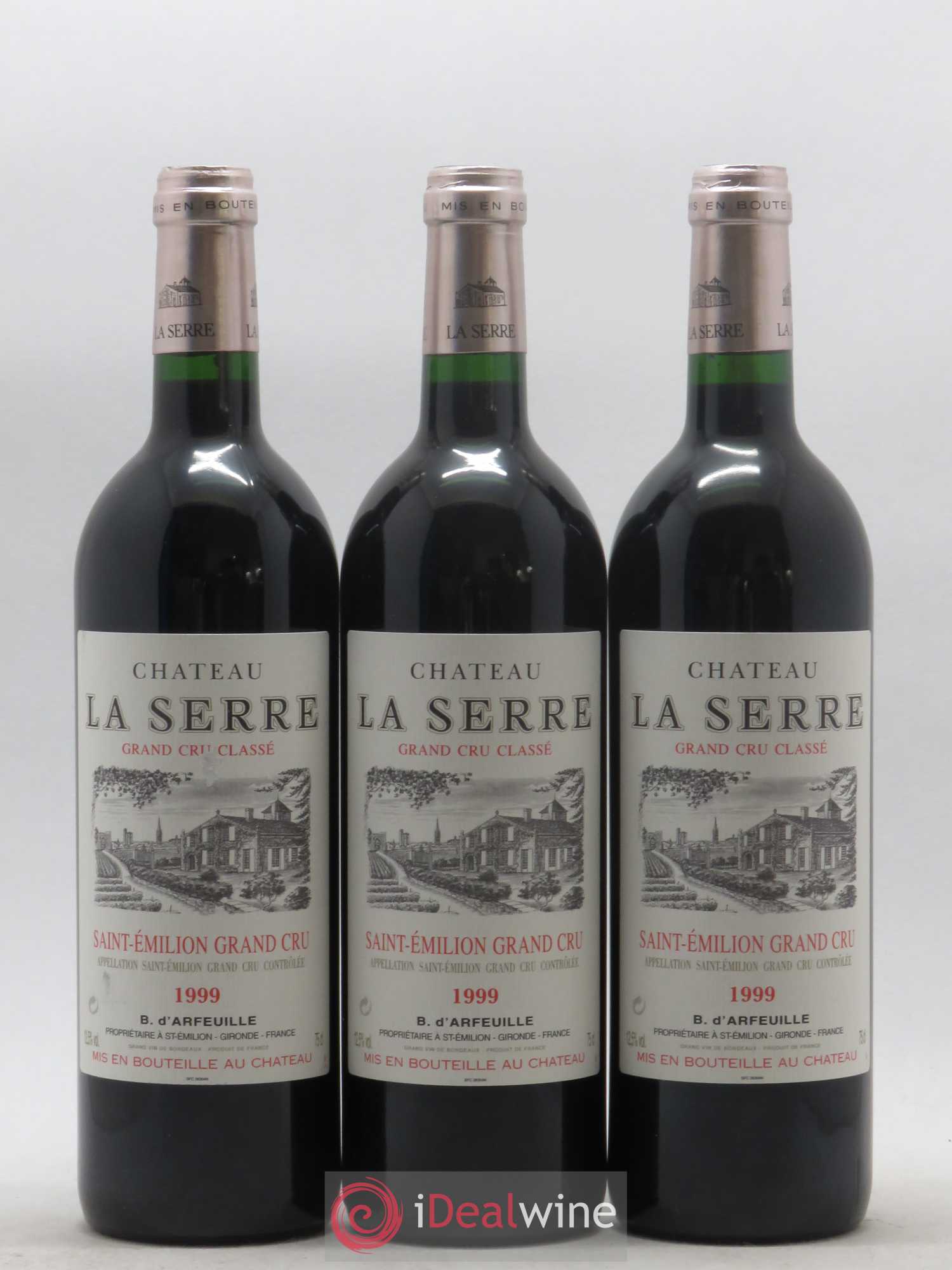 Château la Serre Grand Cru Classé 1999 - Lot de 12 bouteilles - 3