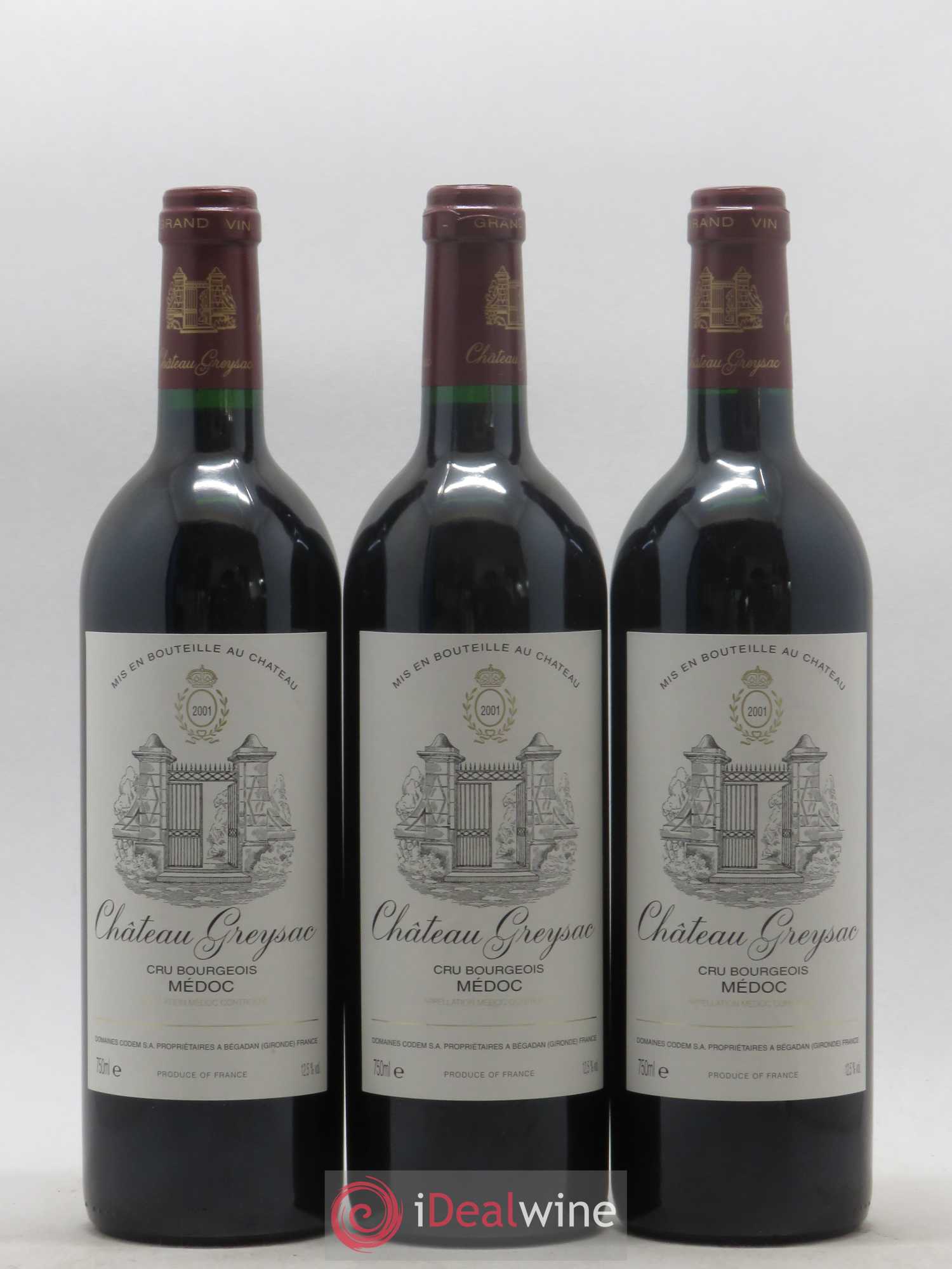 Château Greysac Cru Bourgeois 2001 - Lot de 12 bouteilles - 2